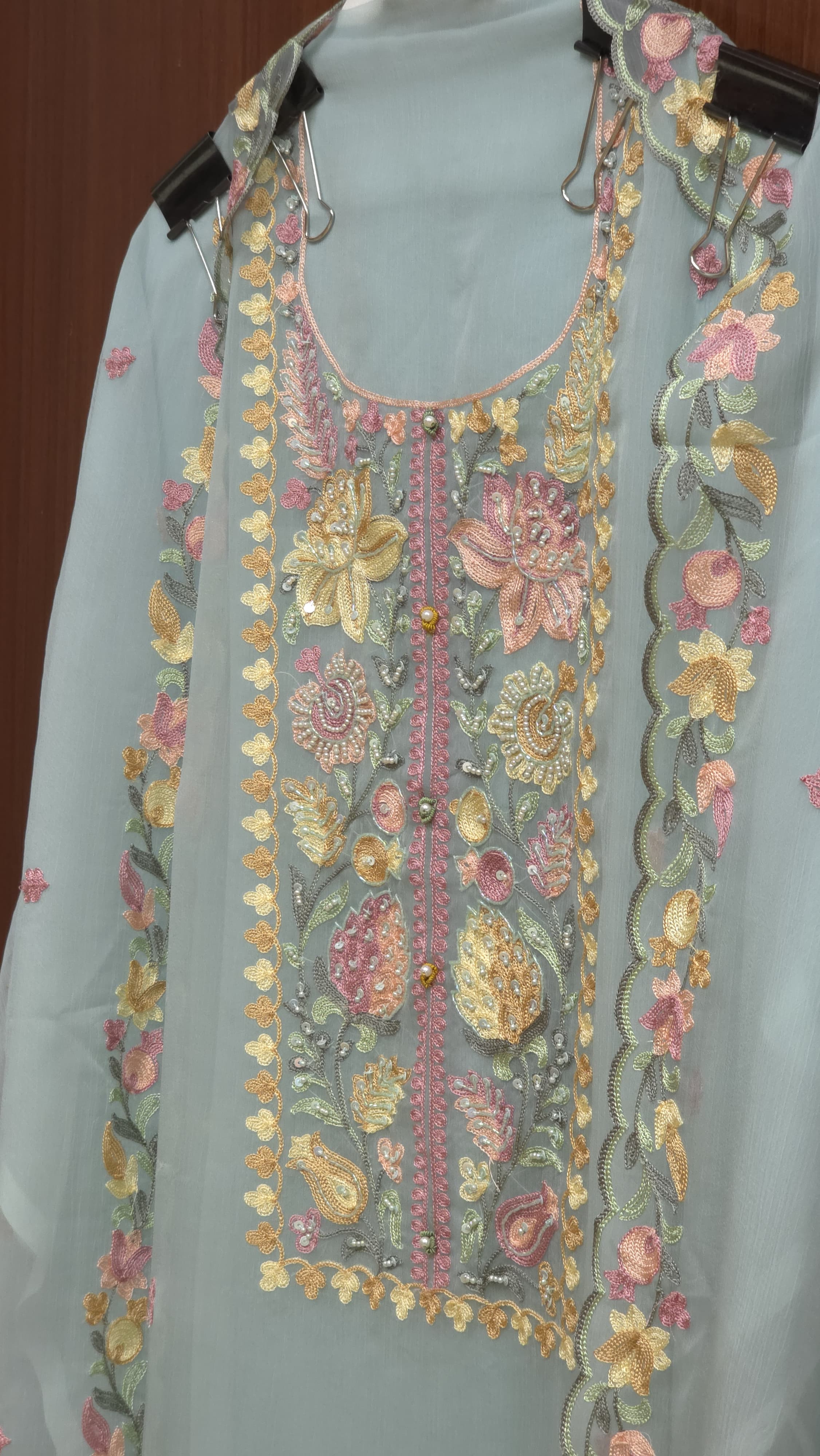 Crinkled Pure Chiffon Suit 3.O