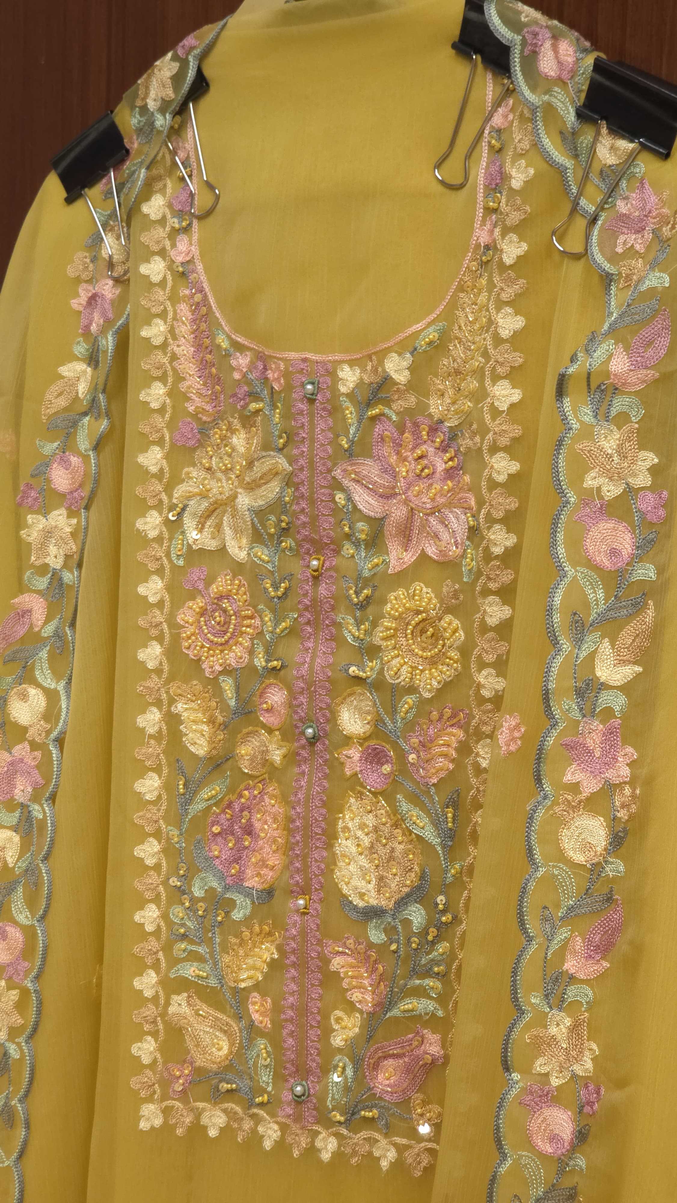 Crinkled Pure Chiffon Suit 3.O
