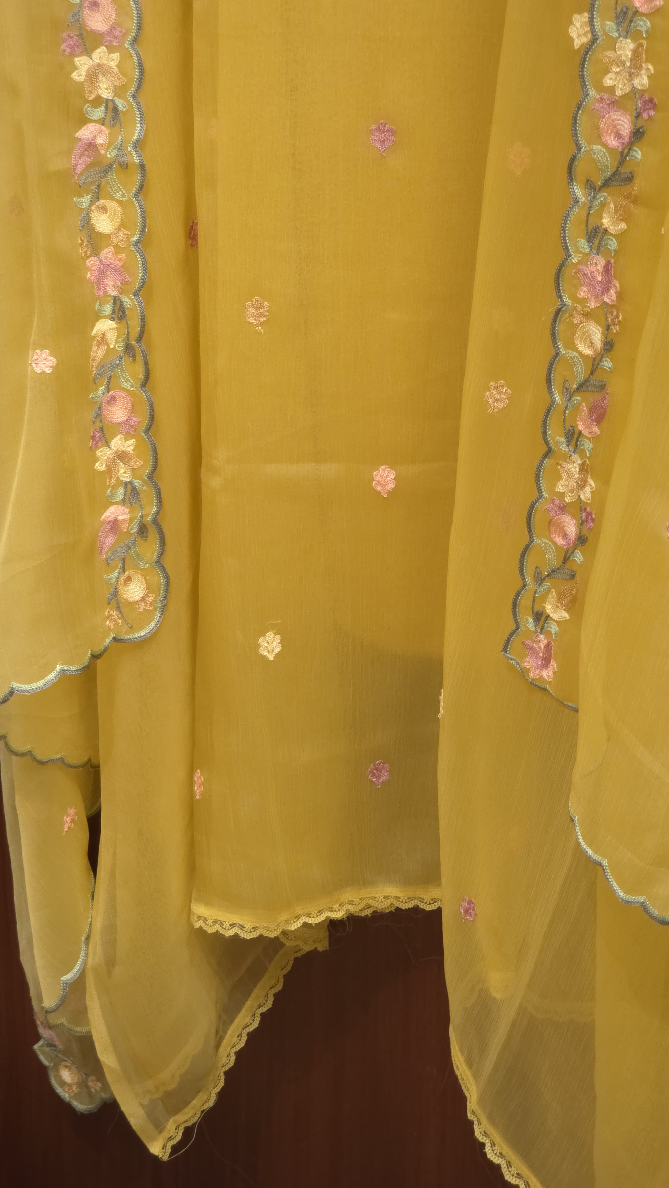 Crinkled Pure Chiffon Suit 3.O