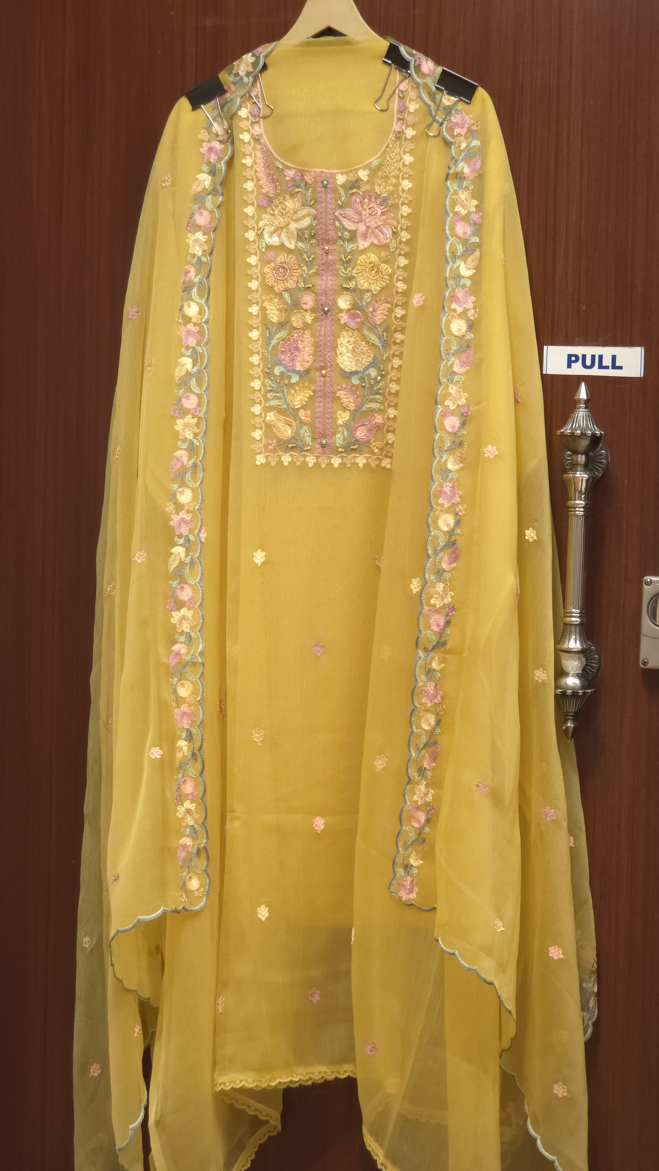 Crinkled Pure Chiffon Suit 3.O