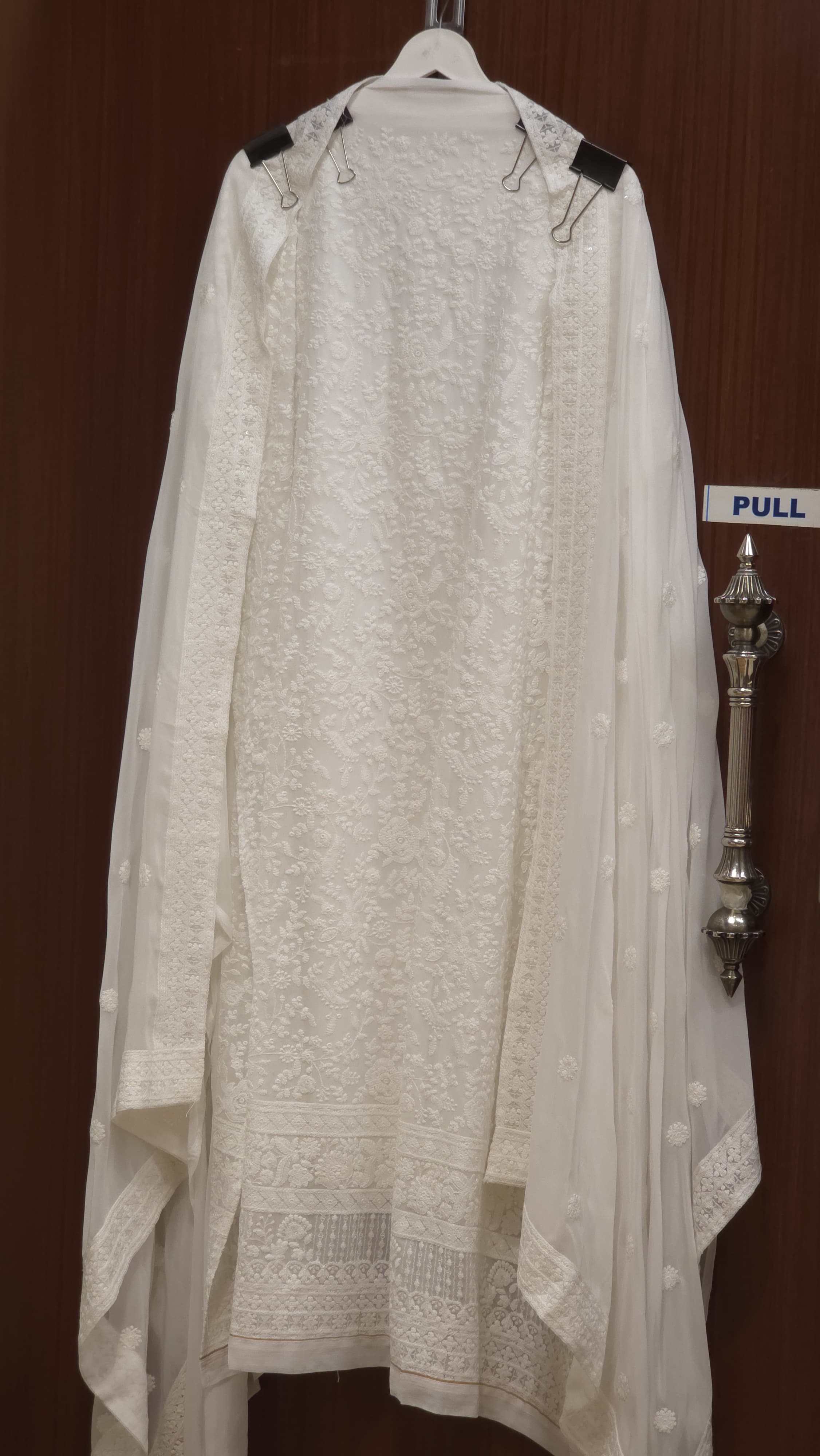 Dyeable Georgette Lucknowi Suit's