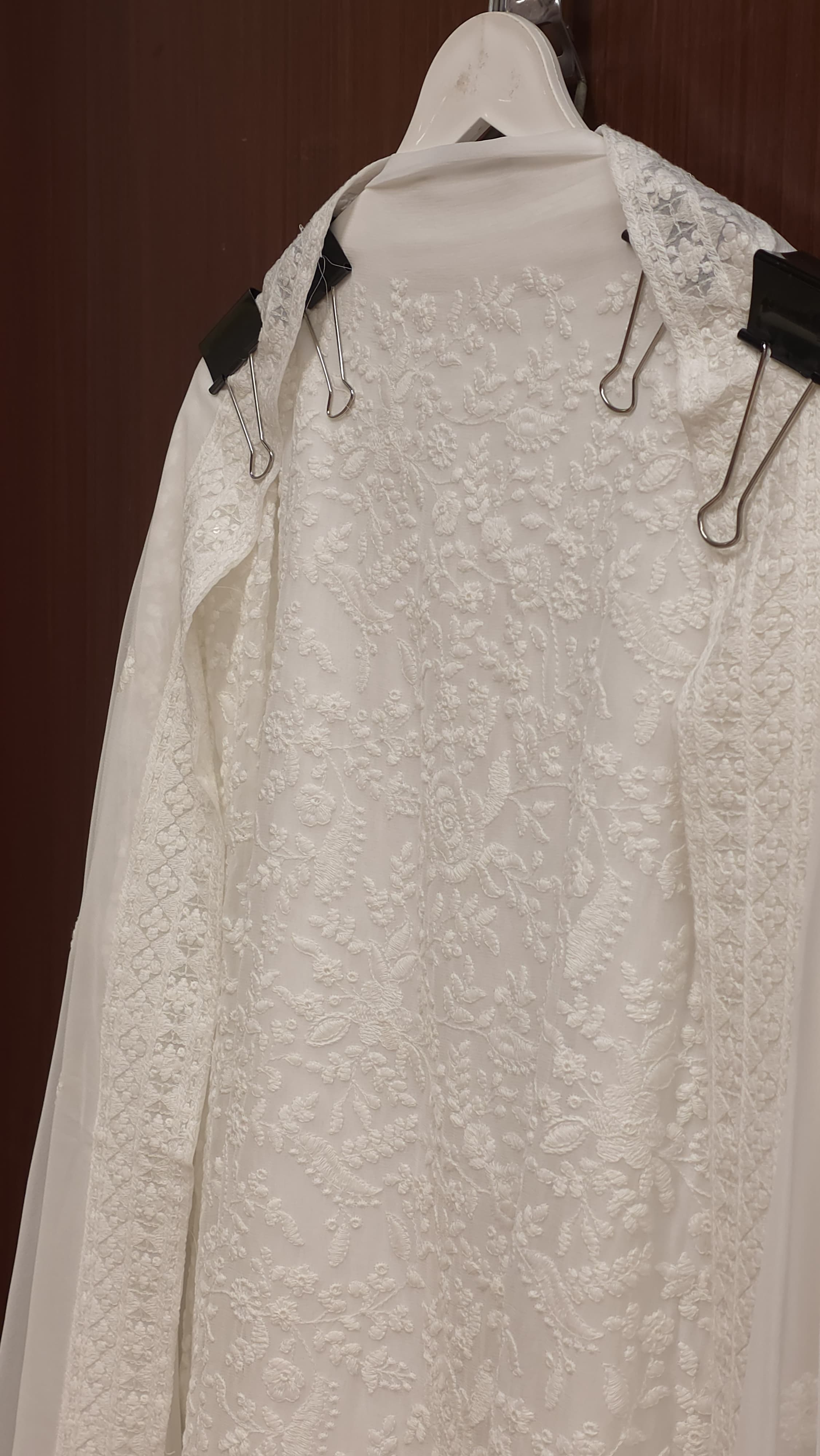 Dyeable Georgette Lucknowi Suit's