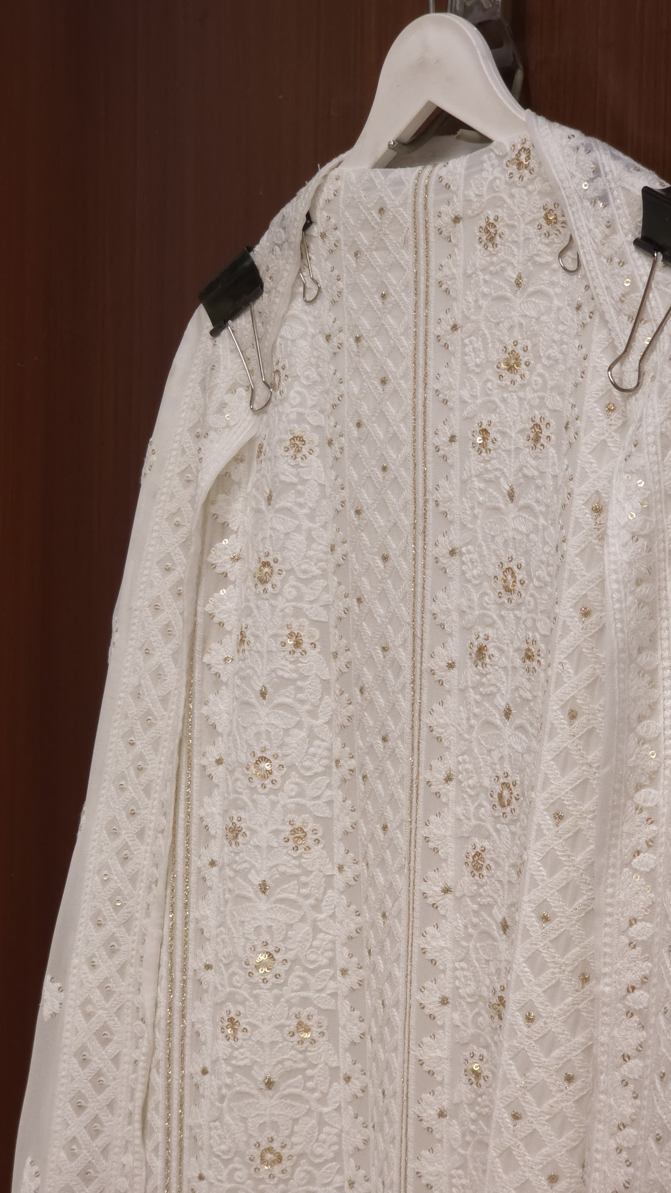 Dyeable Georgette Lucknowi Suit's