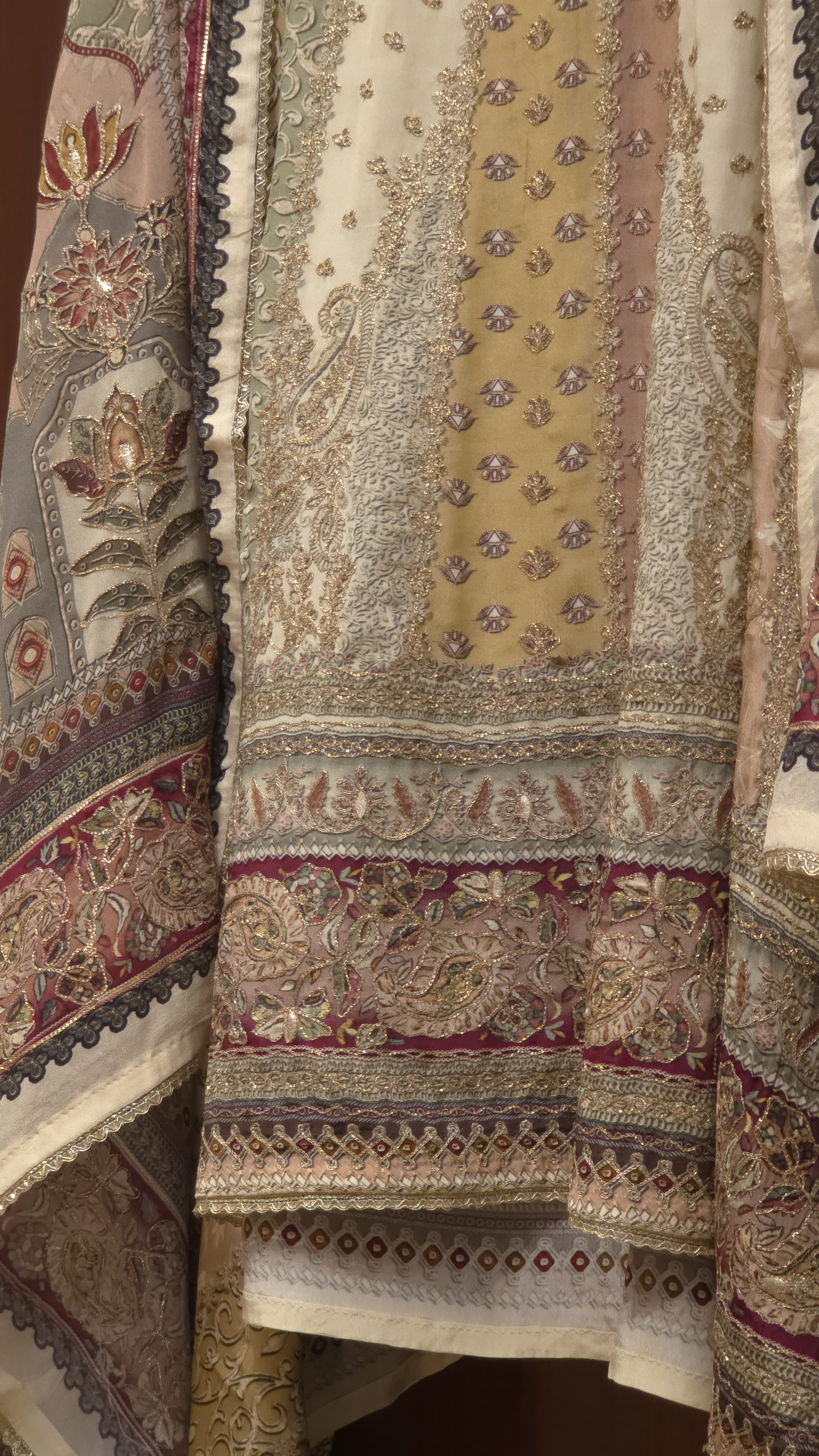Anarkali Look Pure Crepe A-Line Suit 9.0
