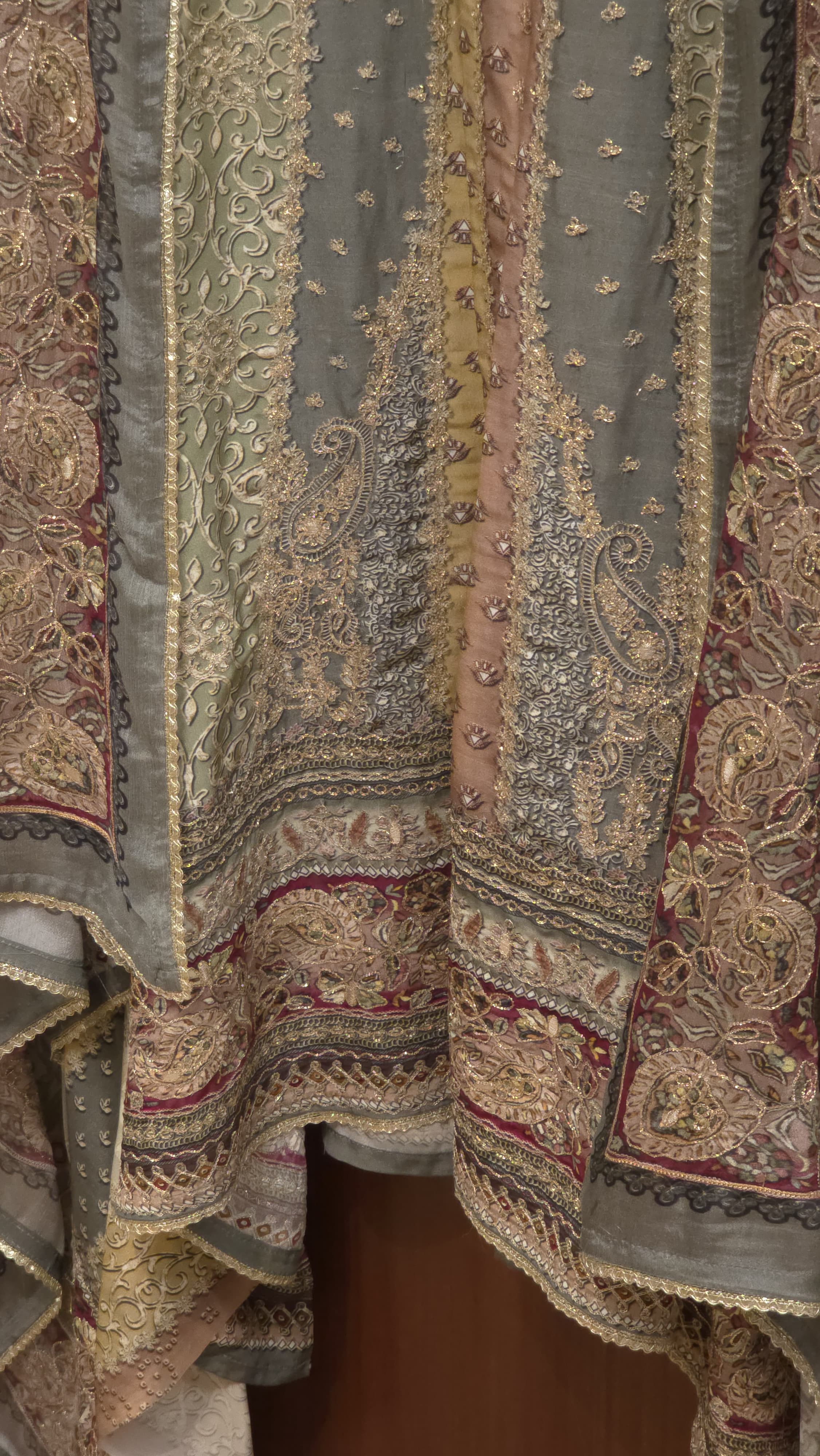 Anarkali Look Pure Crepe A-Line Suit 9.0