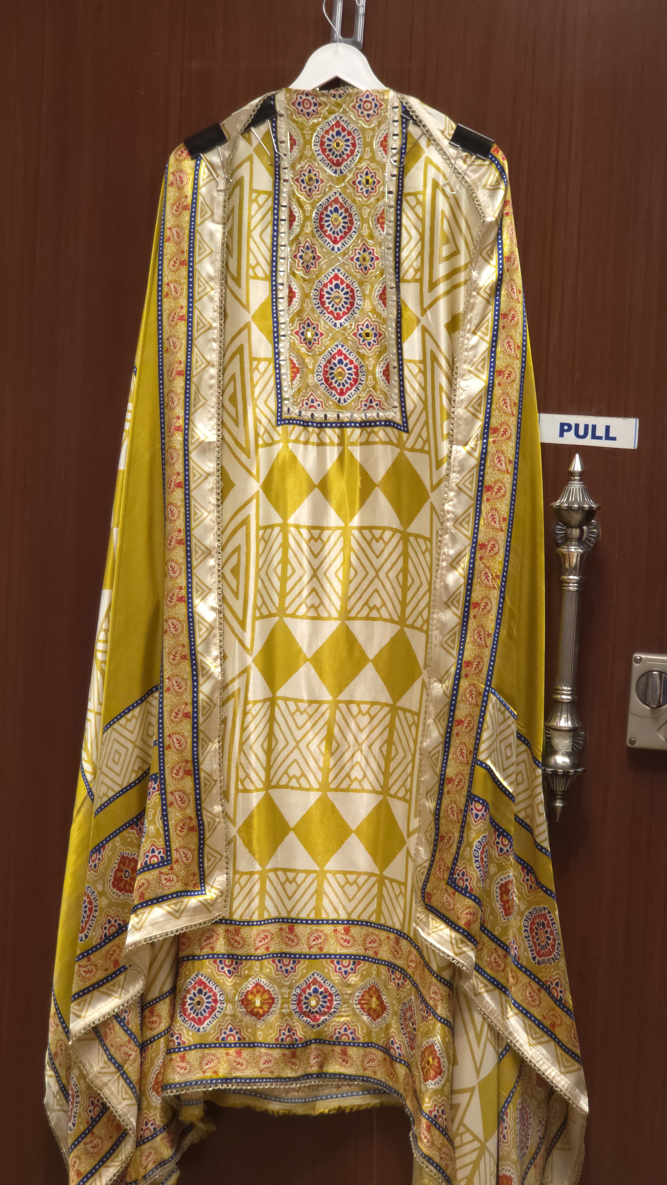 Gajji Silk 14.O with Geometric & Ajrakh Prints