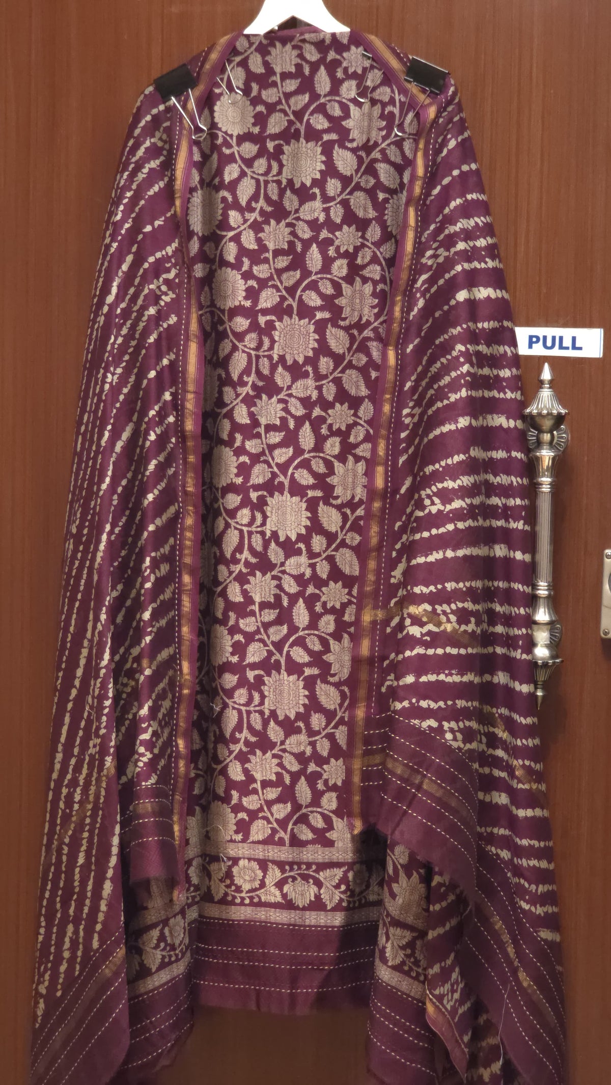 Maheshwari Silk Suit's with Katha Work