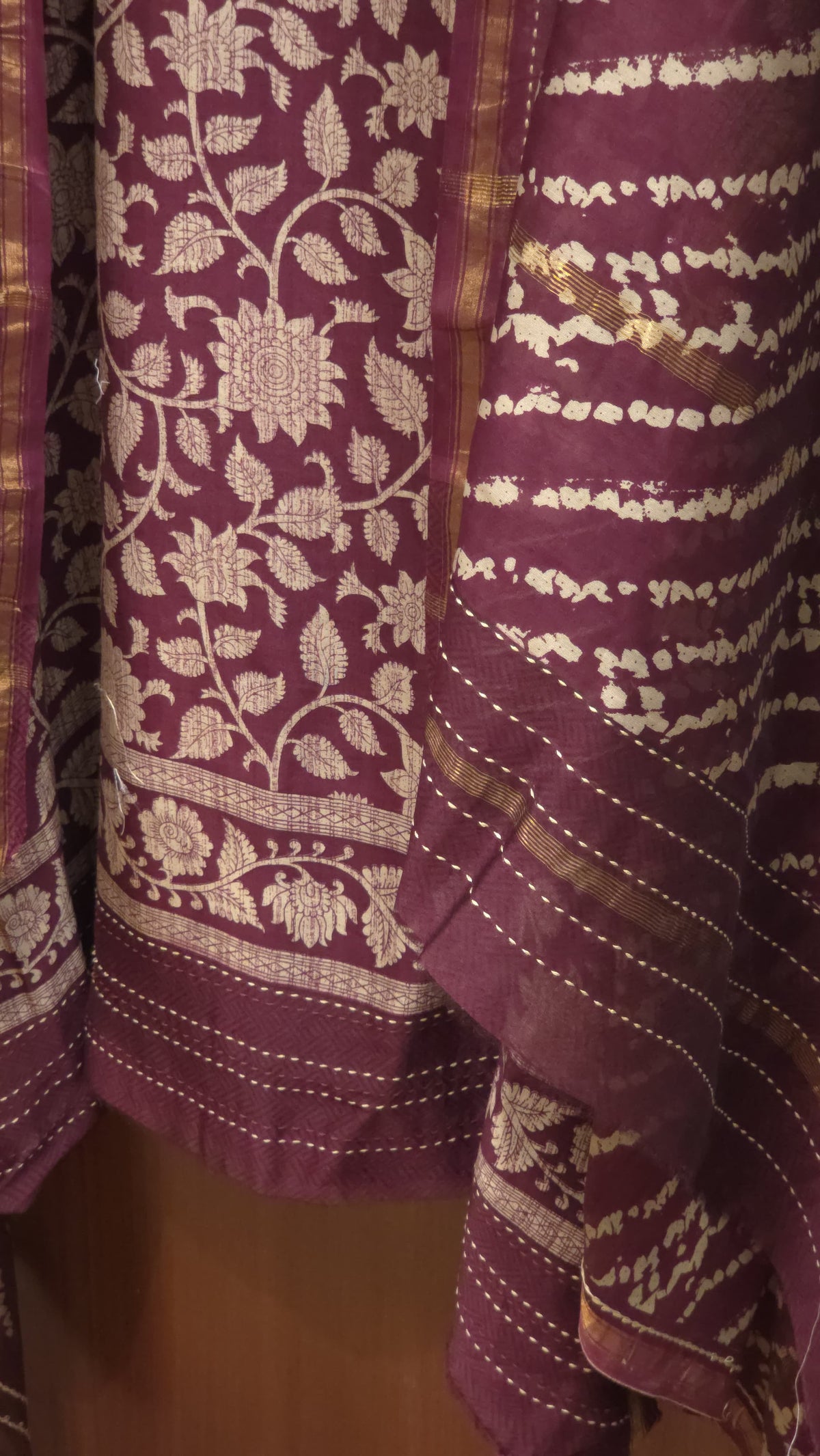 Maheshwari Silk Suit's with Katha Work
