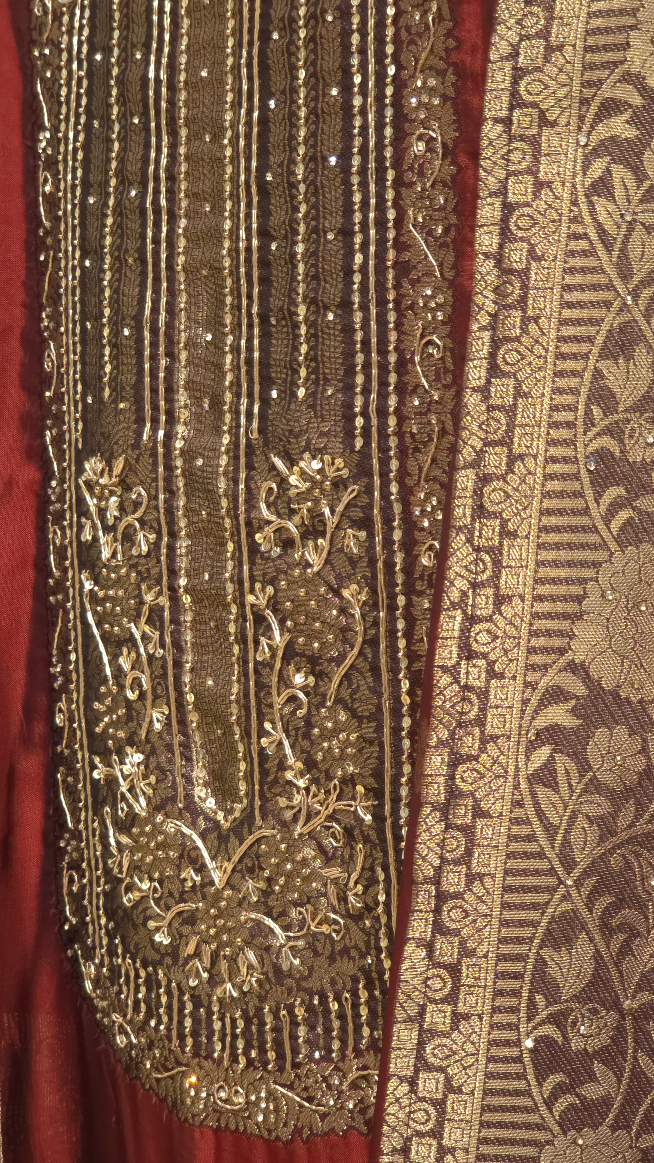 Ruby Kanjivaram Silk Suit