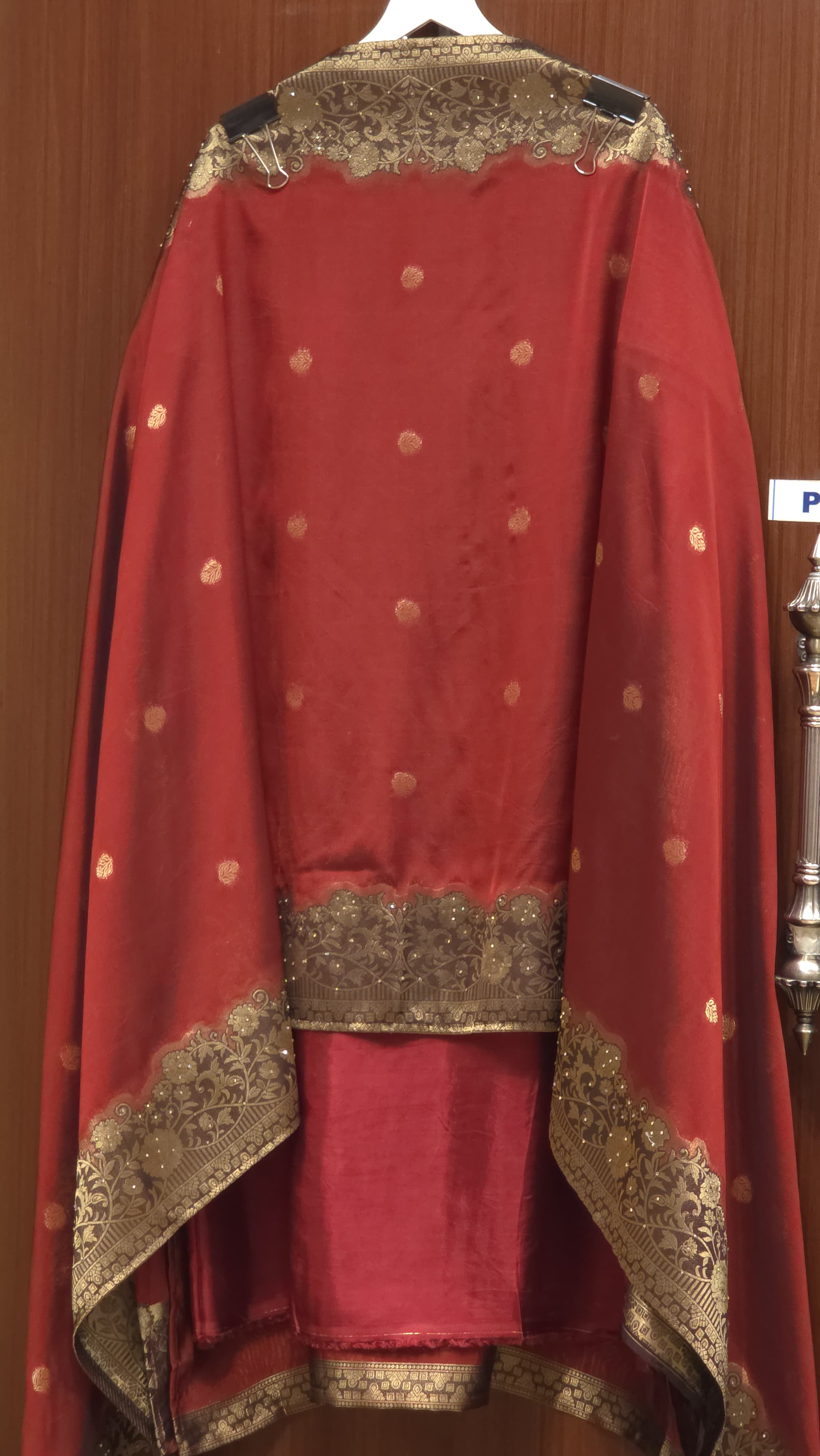 Ruby Kanjivaram Silk Suit