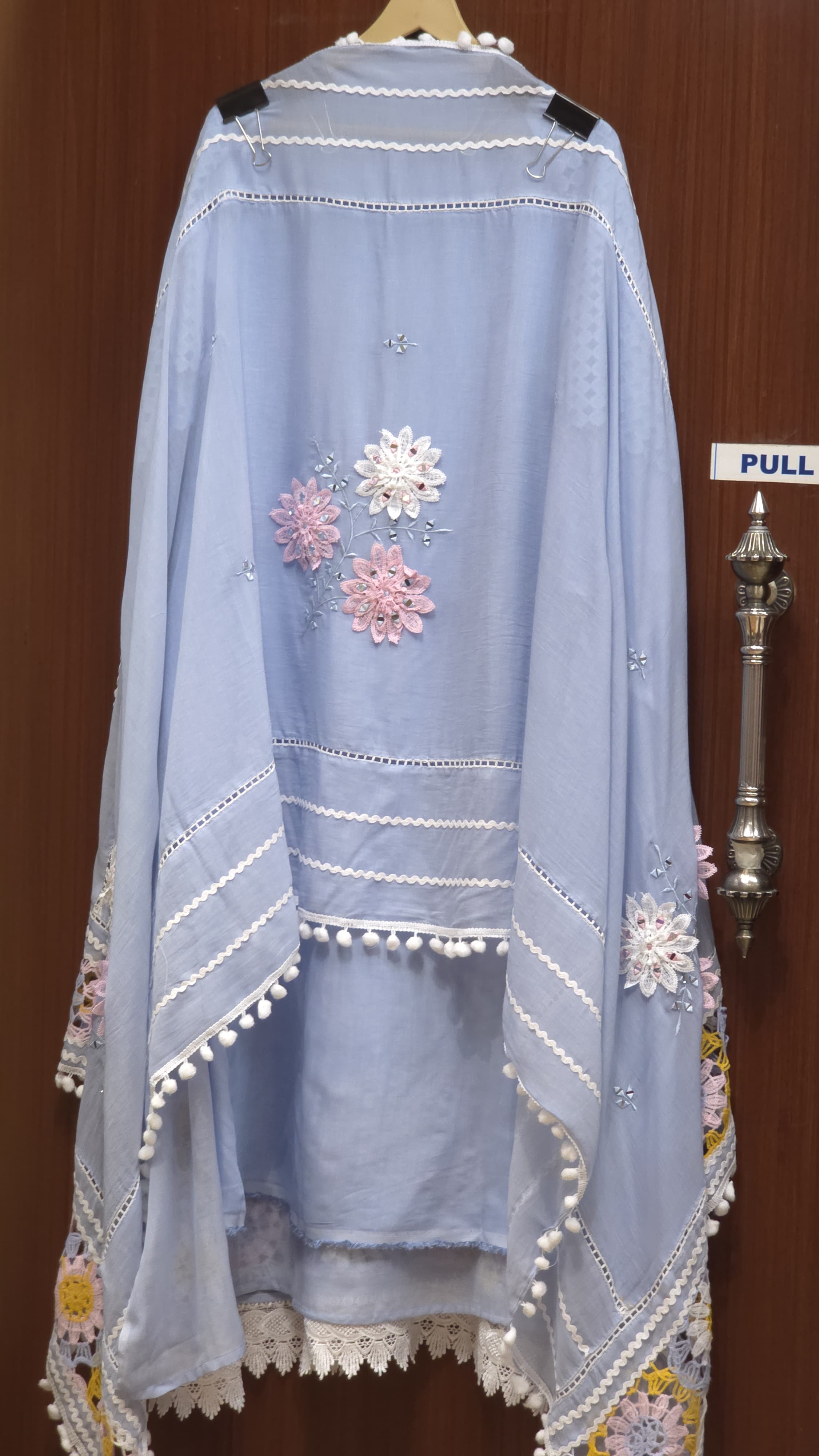 Pakistani Crochet Suit 4.O -Pure Mul