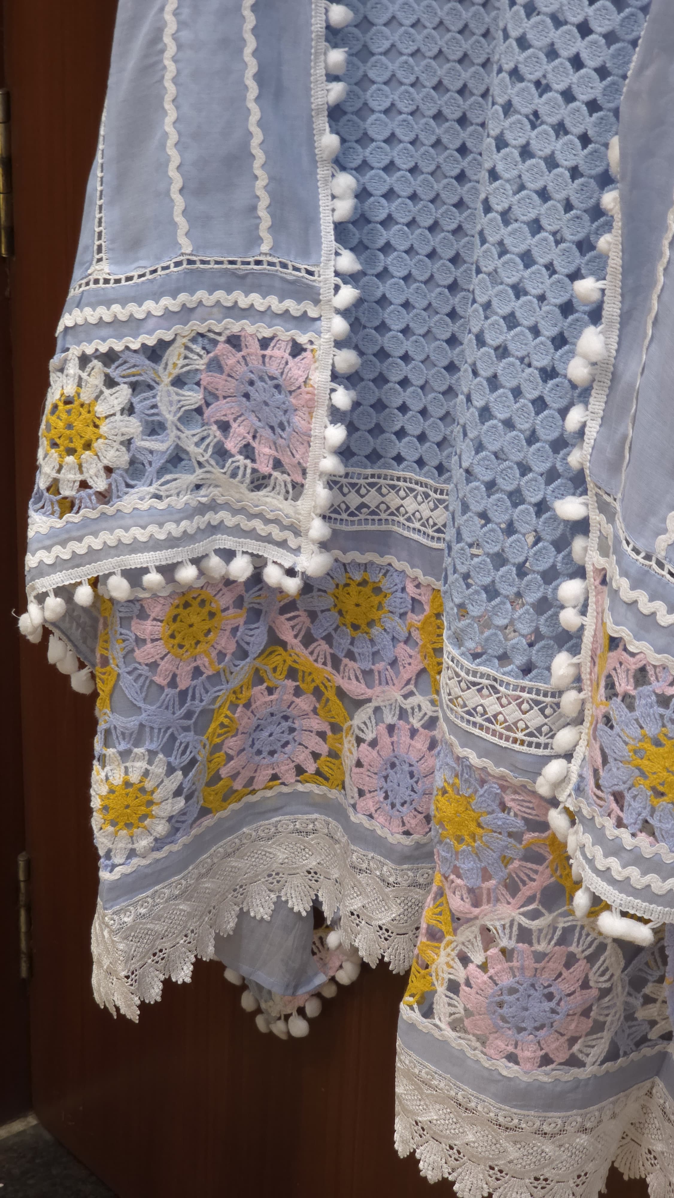 Pakistani Crochet Suit 4.O -Pure Mul