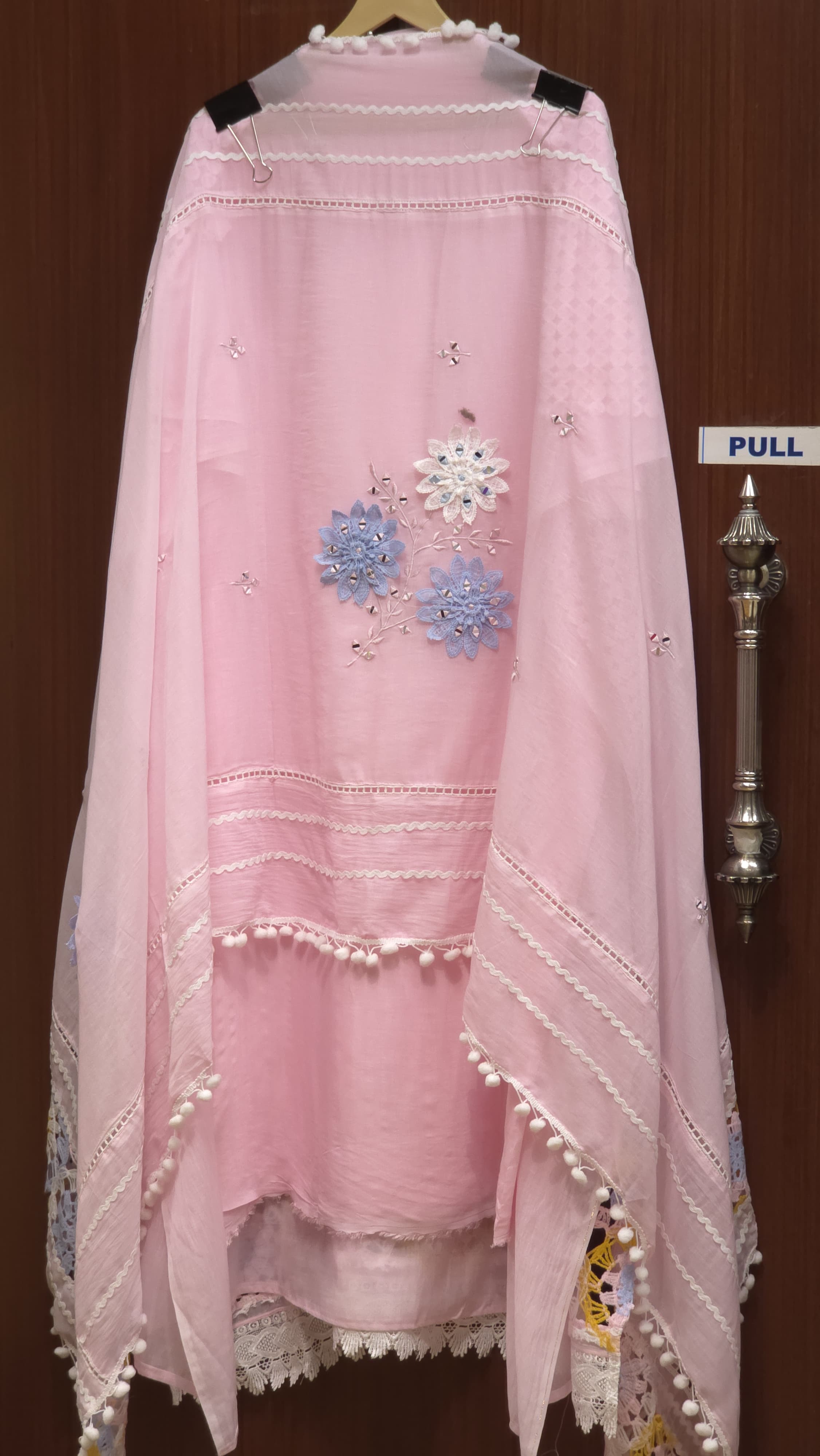Pakistani Crochet Suit 4.O -Pure Mul