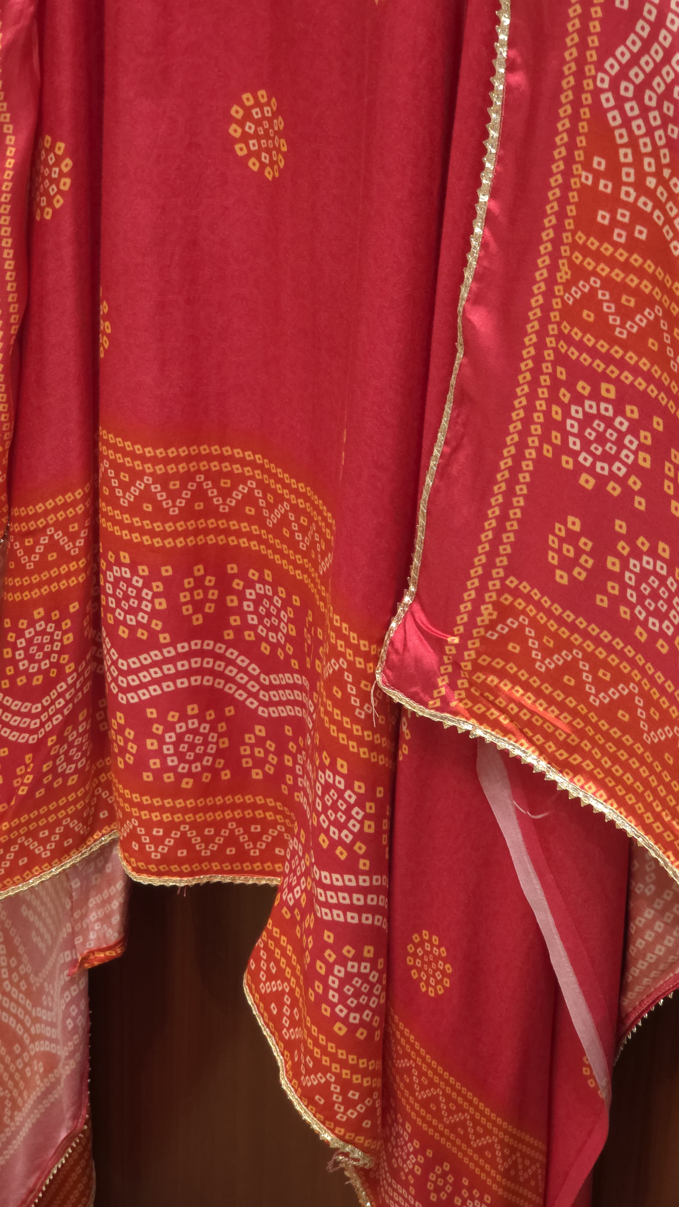 Modal Muslin Suit with Bandhani Prints
