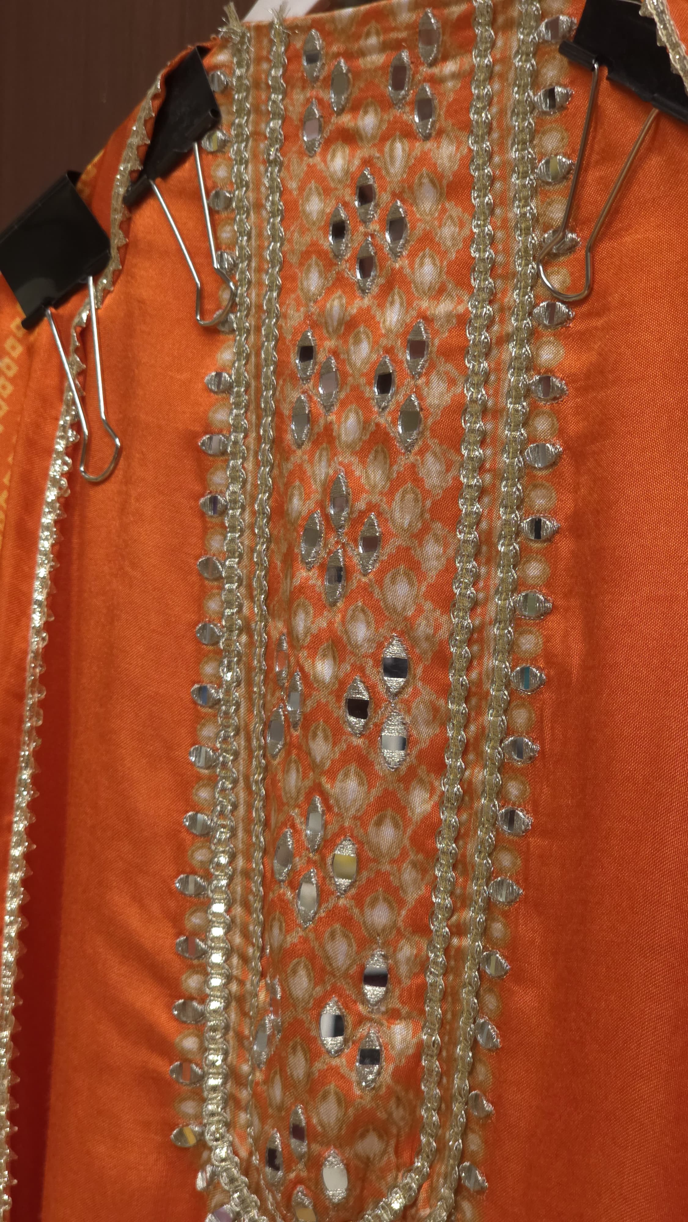Modal Muslin Suit with Bandhani Prints