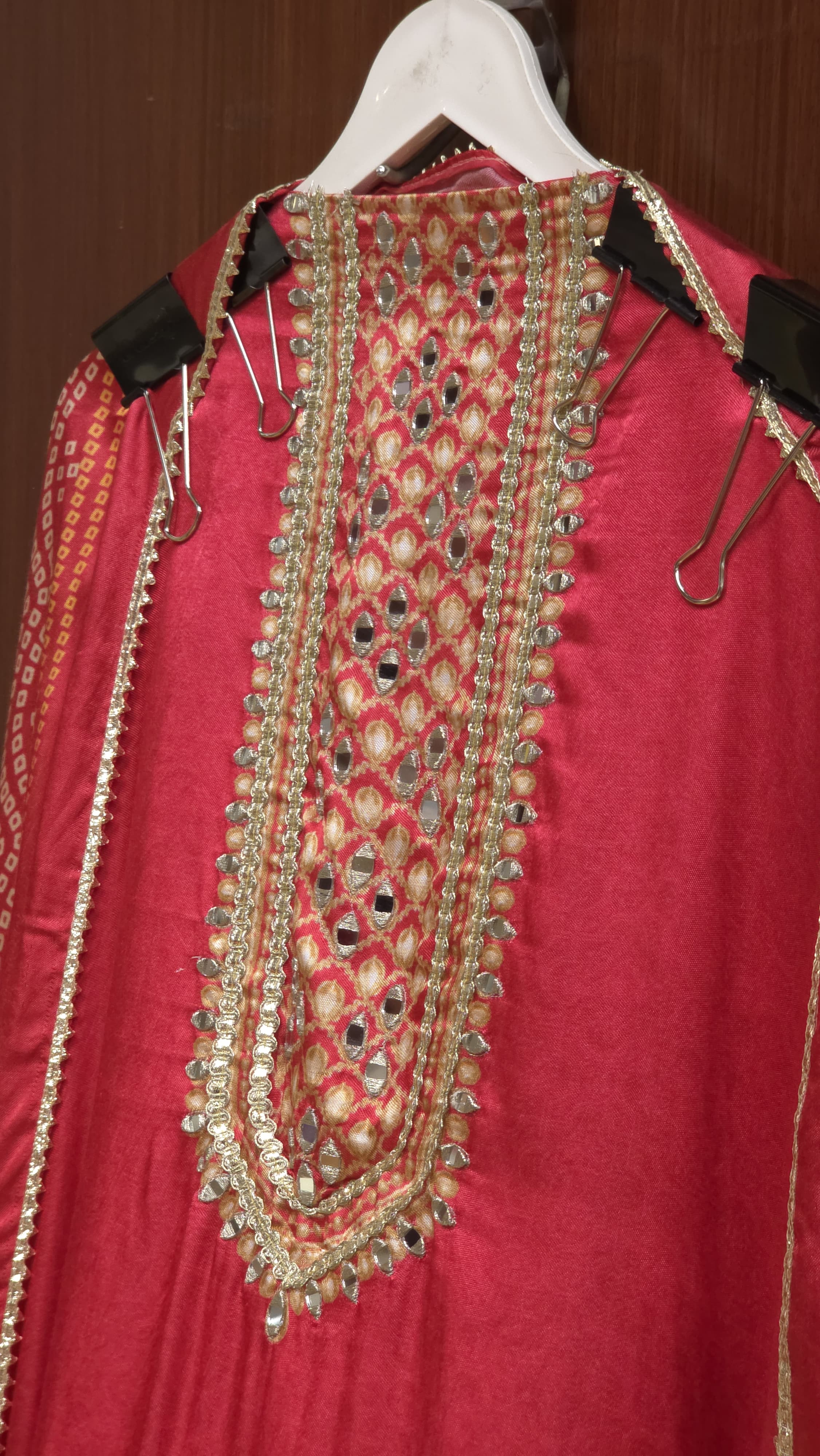 Modal Muslin Suit with Bandhani Prints