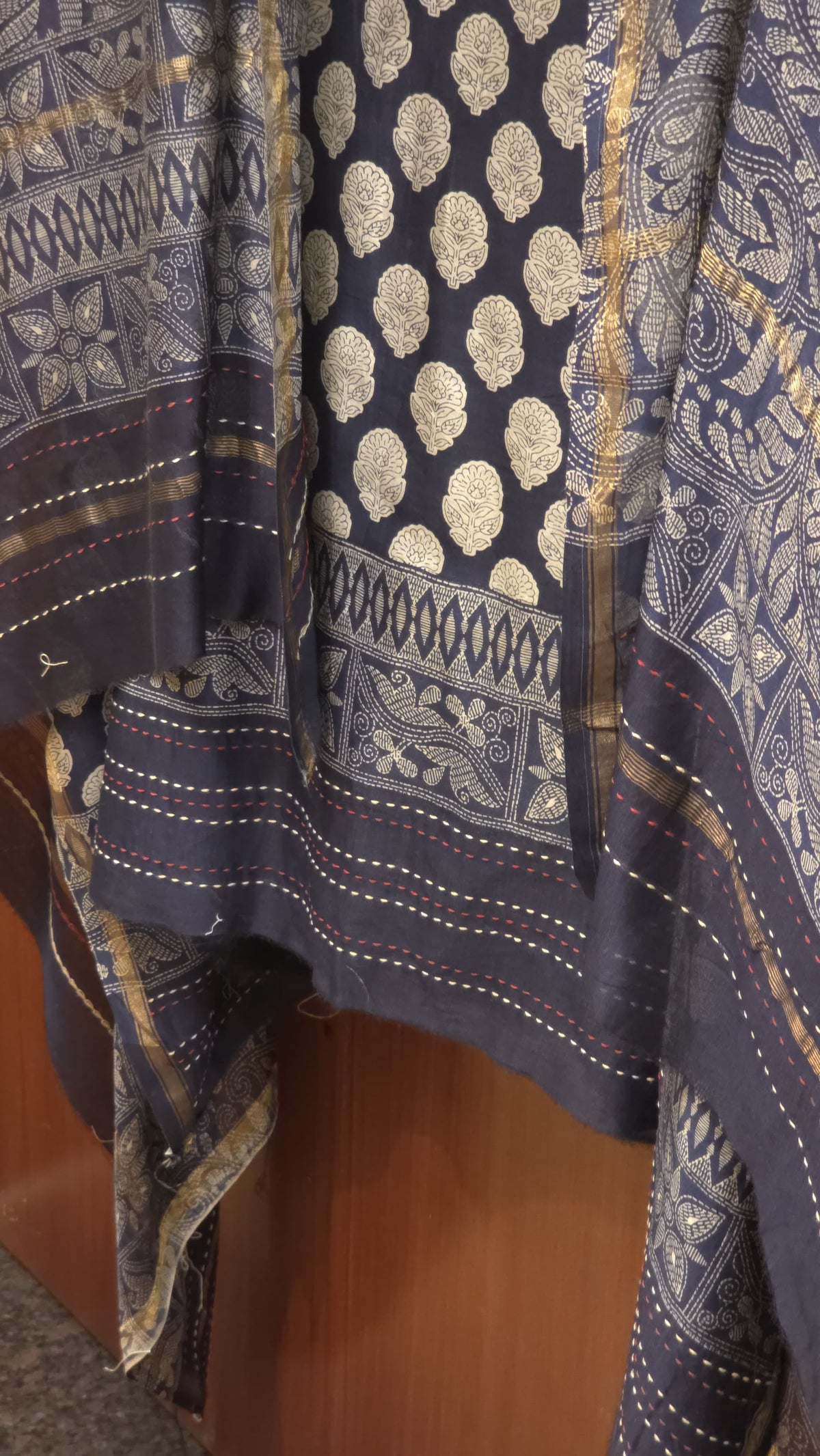 Maheshwari Silk Suit's with Katha Work