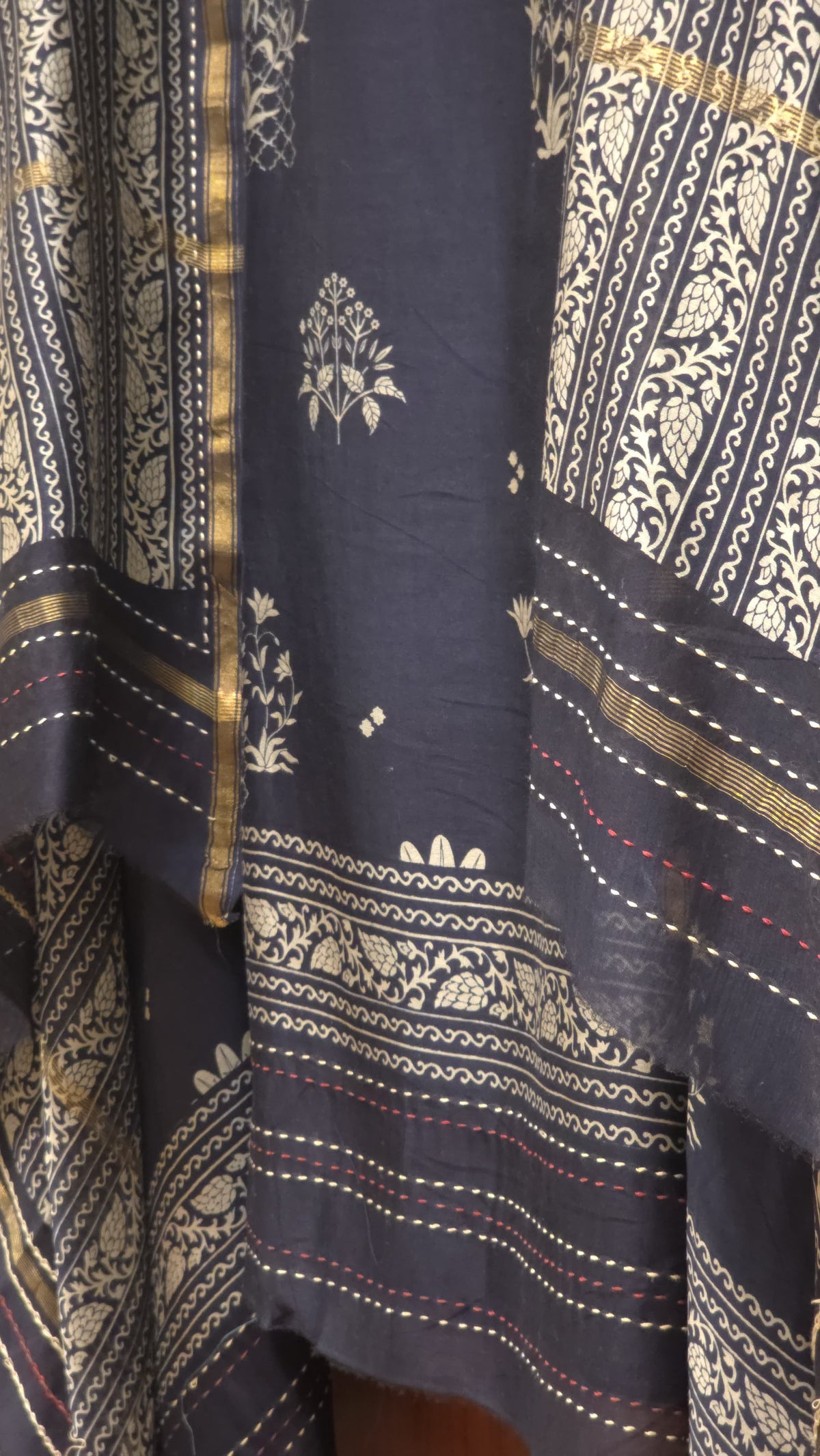 Maheshwari Silk Suit's with Katha Work