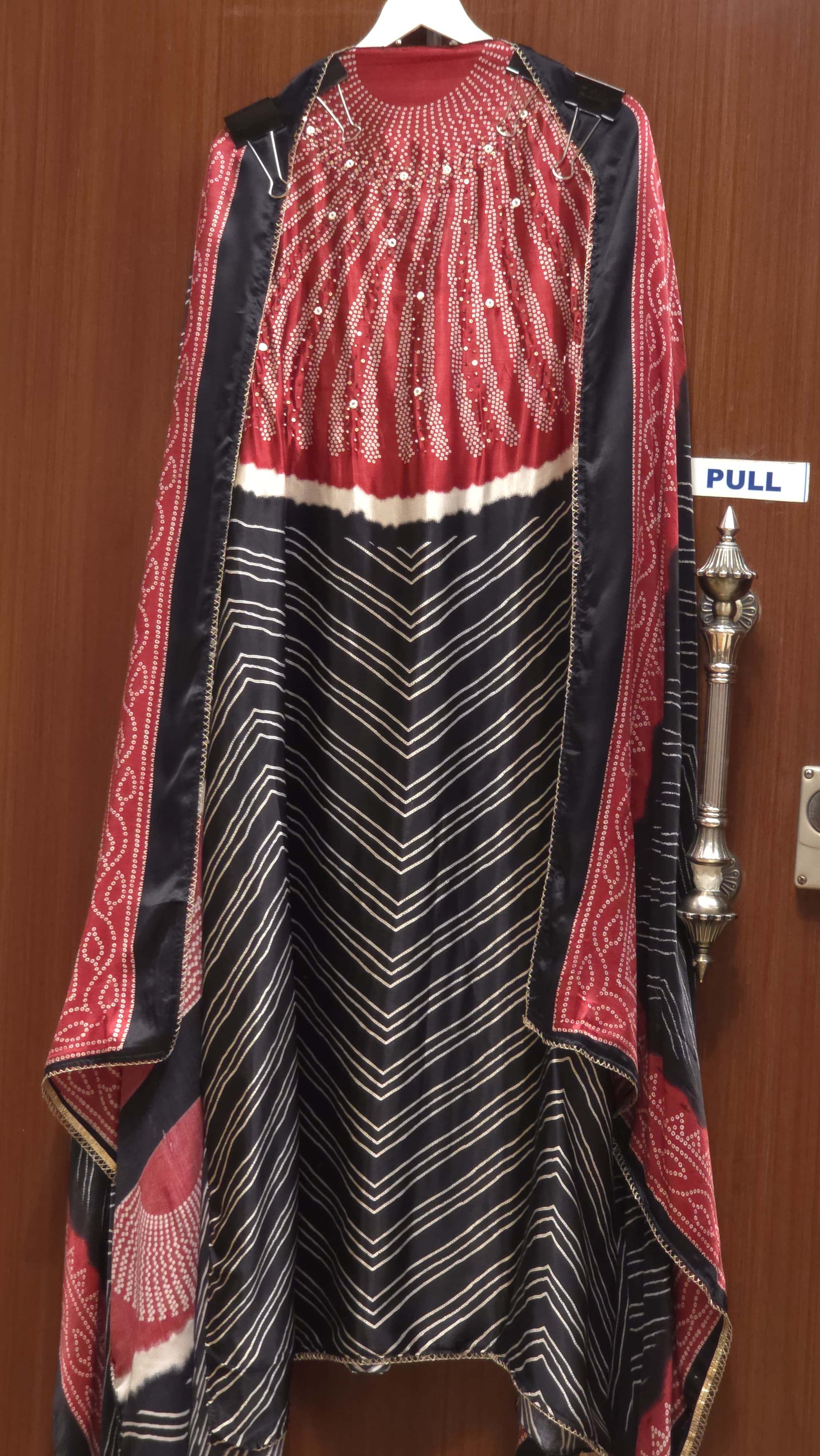 Gaji Silk 16.O with Bandhani & Gotta Prints