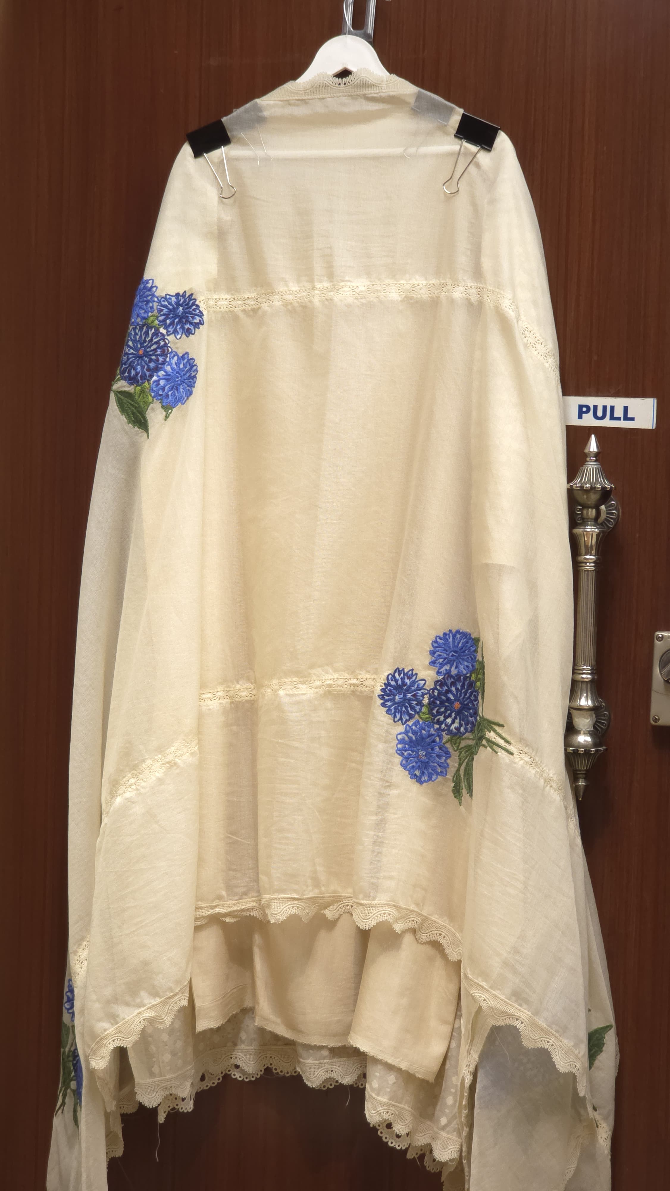 Pakistani Crochet Suit 6.O -Pure Jamdani