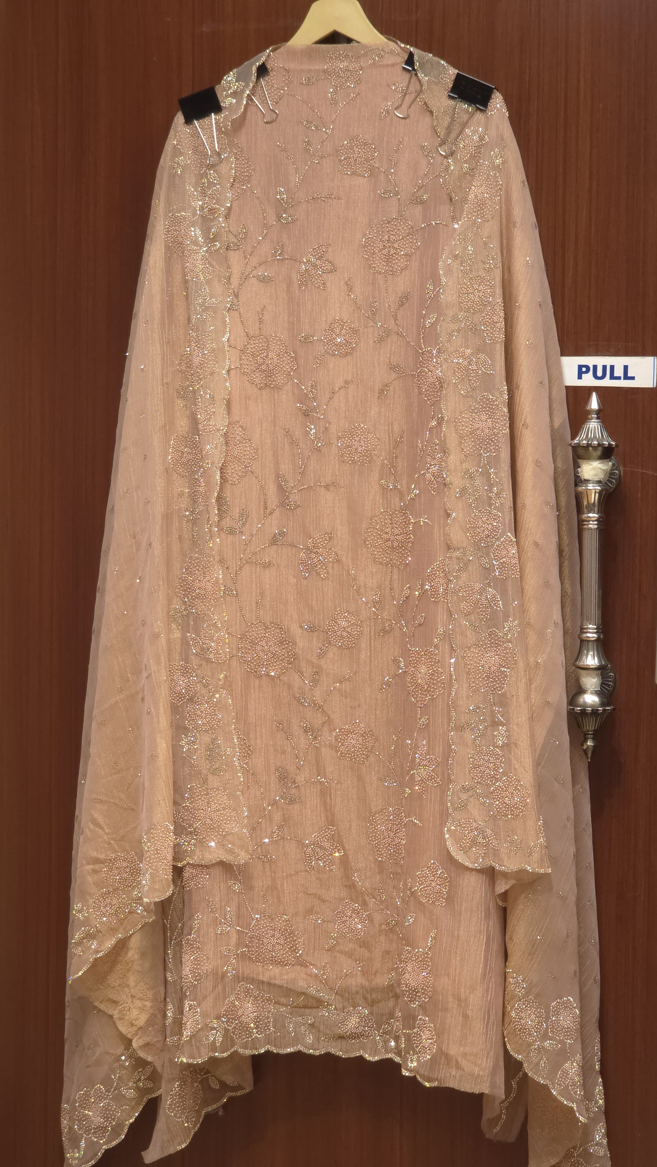 Glamarous Swarovski Suit - Pure Crushed Tissue