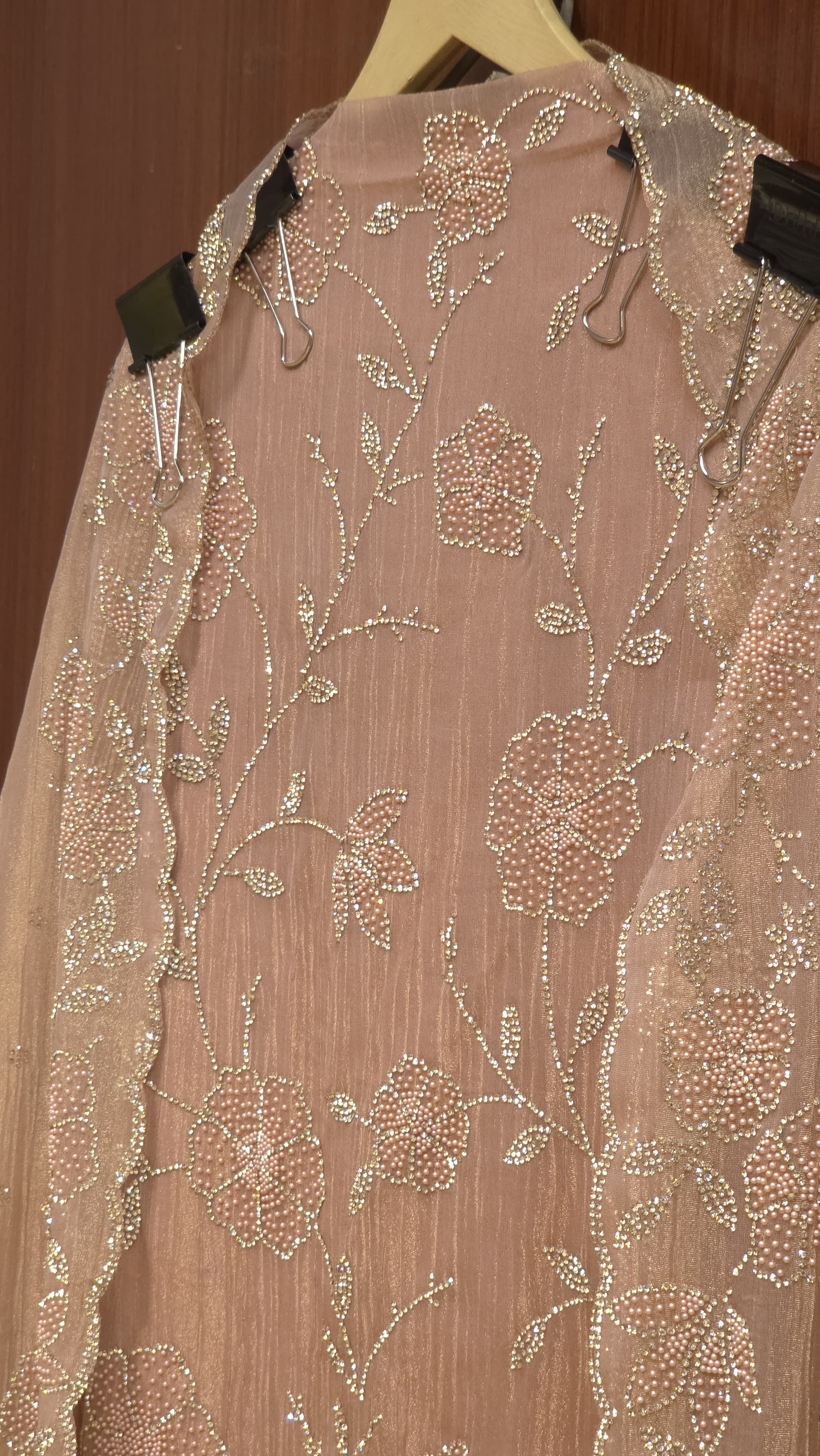 Glamarous Swarovski Suit - Pure Crushed Tissue