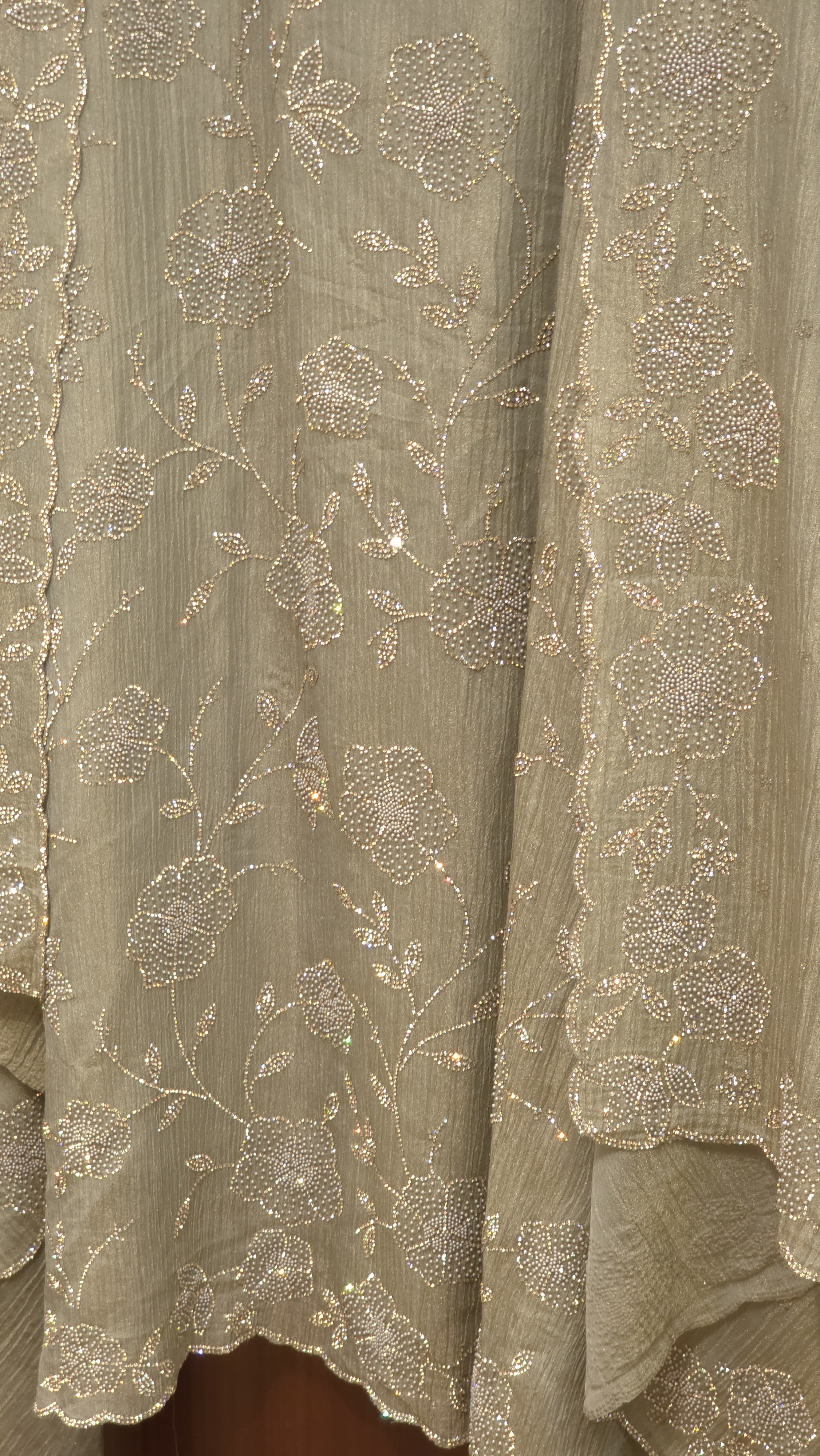 Glamarous Swarovski Suit - Pure Crushed Tissue