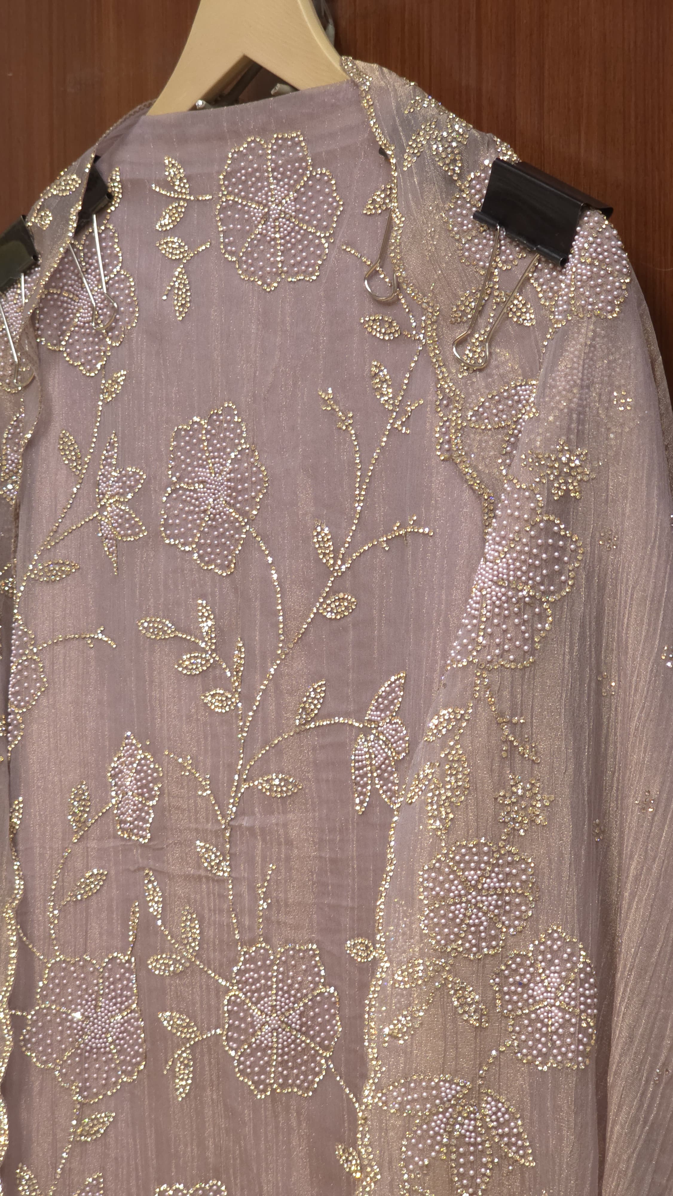 Glamarous Swarovski Suit - Pure Crushed Tissue