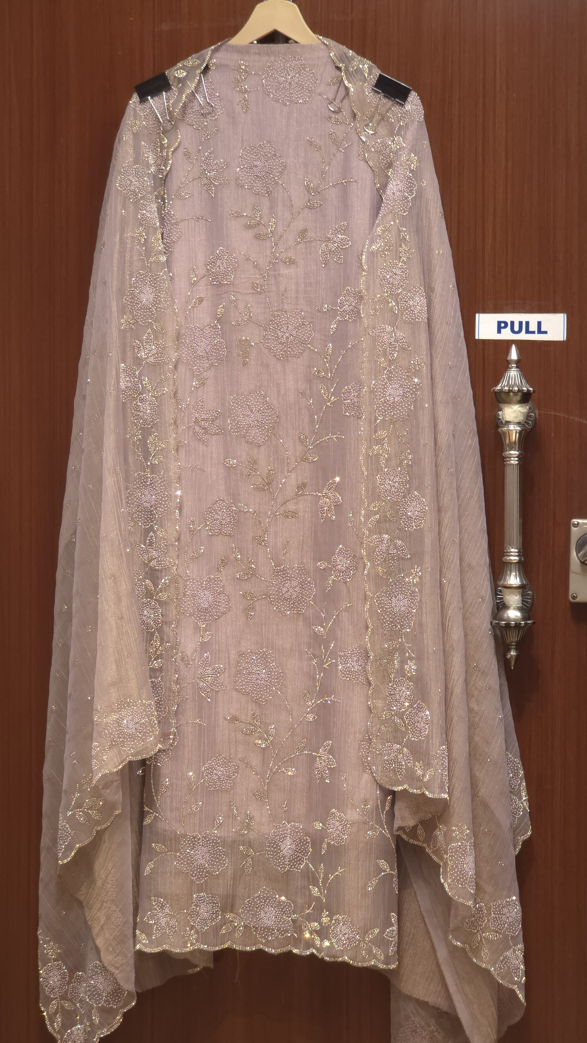 Glamarous Swarovski Suit - Pure Crushed Tissue