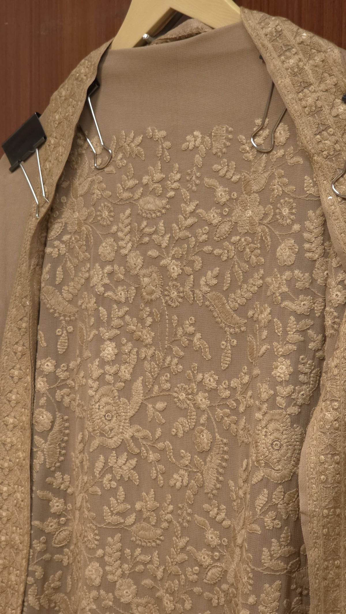 Dyeable Georgette Lucknowi Suit's