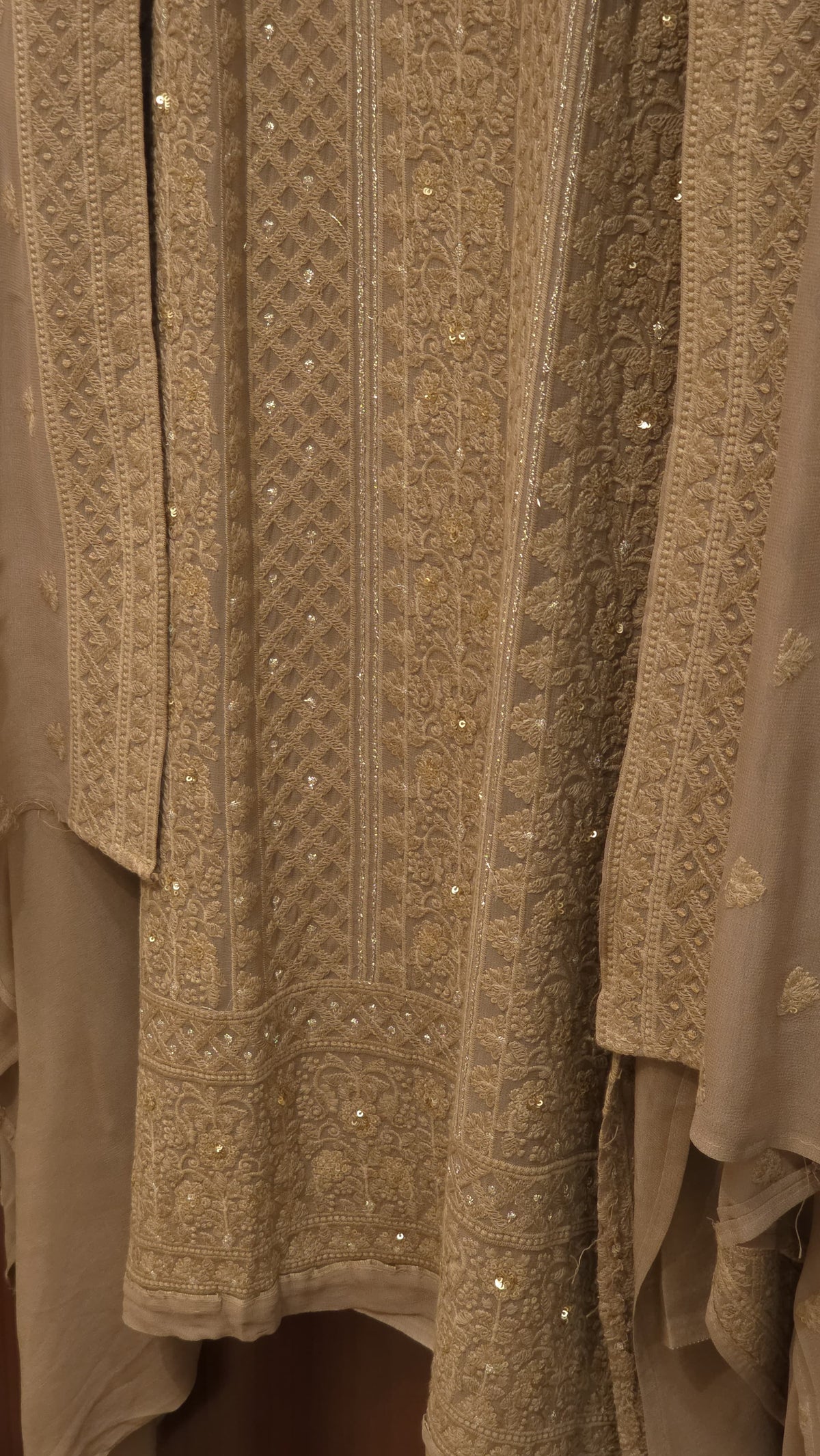 Dyeable Georgette Lucknowi Suit's