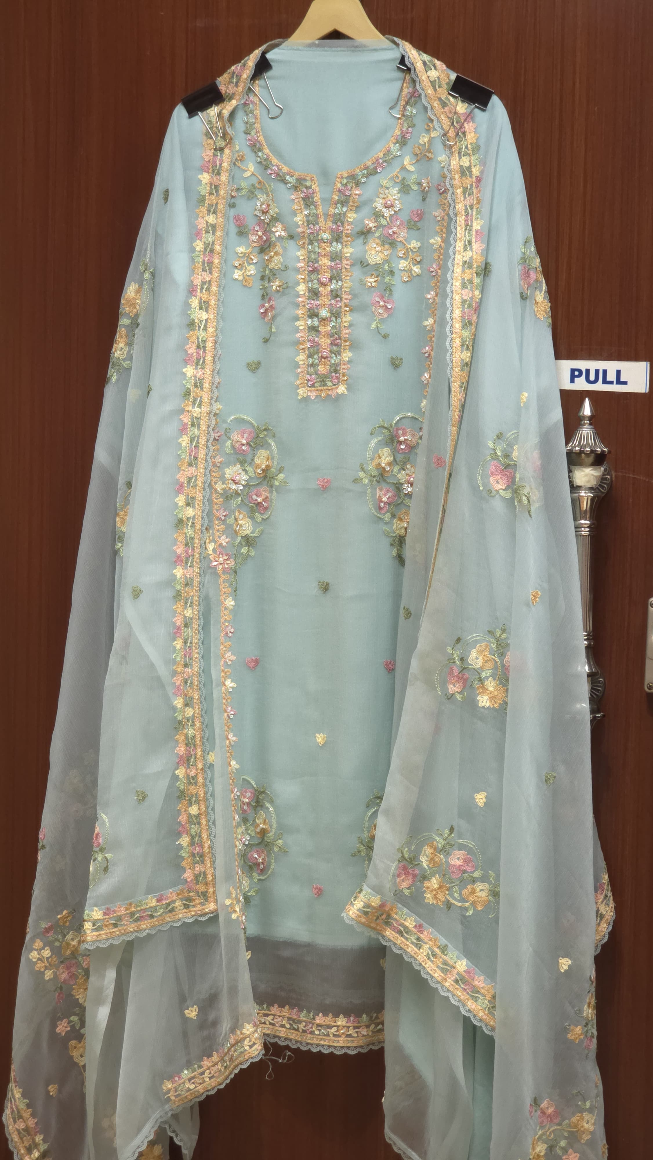 Crinkled Pure Chiffon Suit 4.O