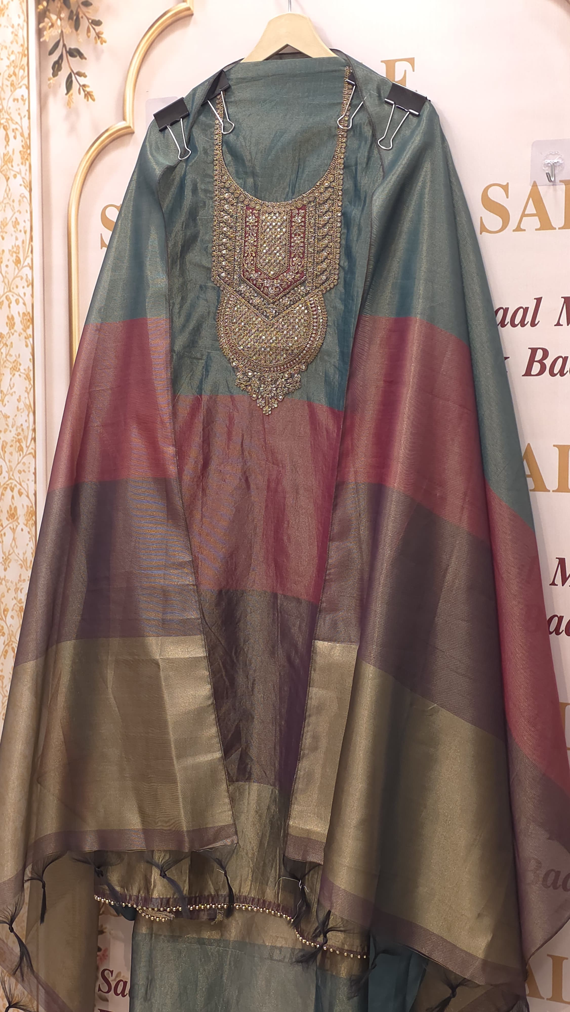 Banarasi Heritage Weave Designer Suit