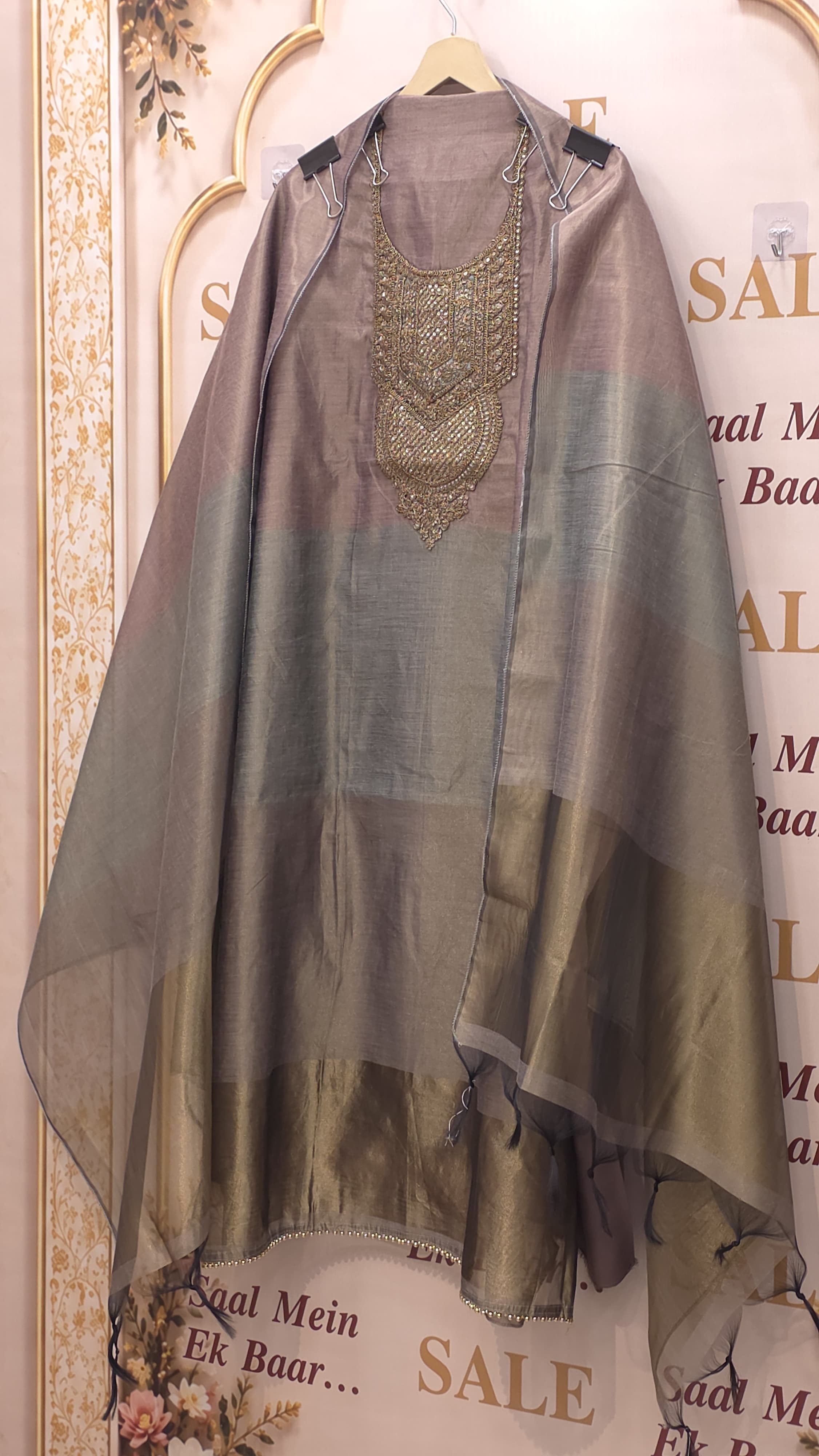 Banarasi Heritage Weave Designer Suit