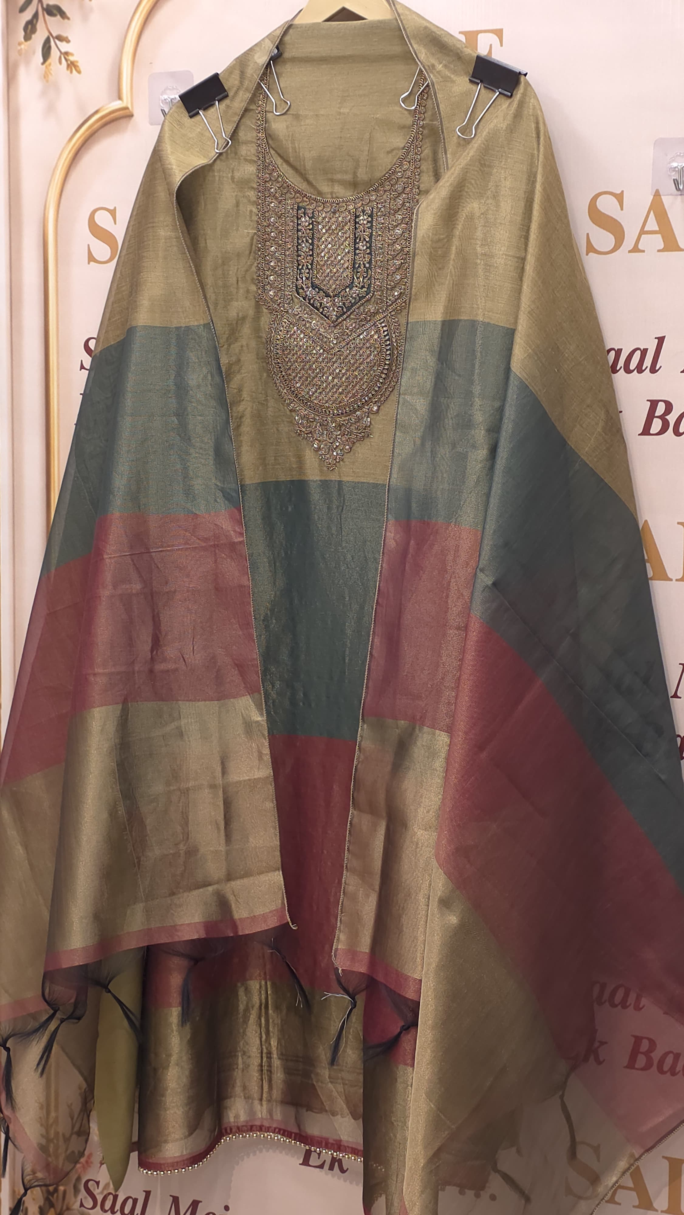 Banarasi Heritage Weave Designer Suit