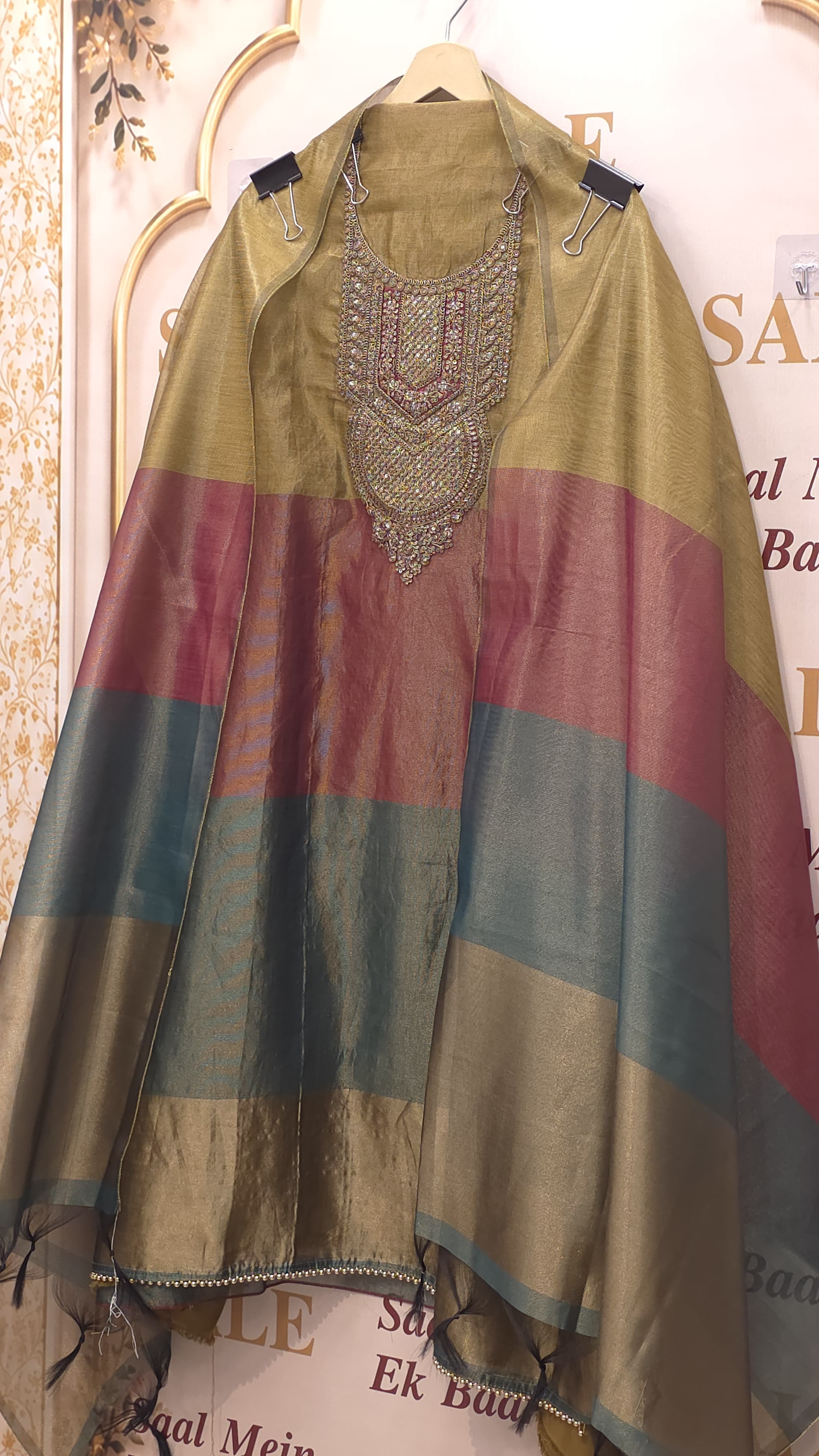 Banarasi Heritage Weave Designer Suit