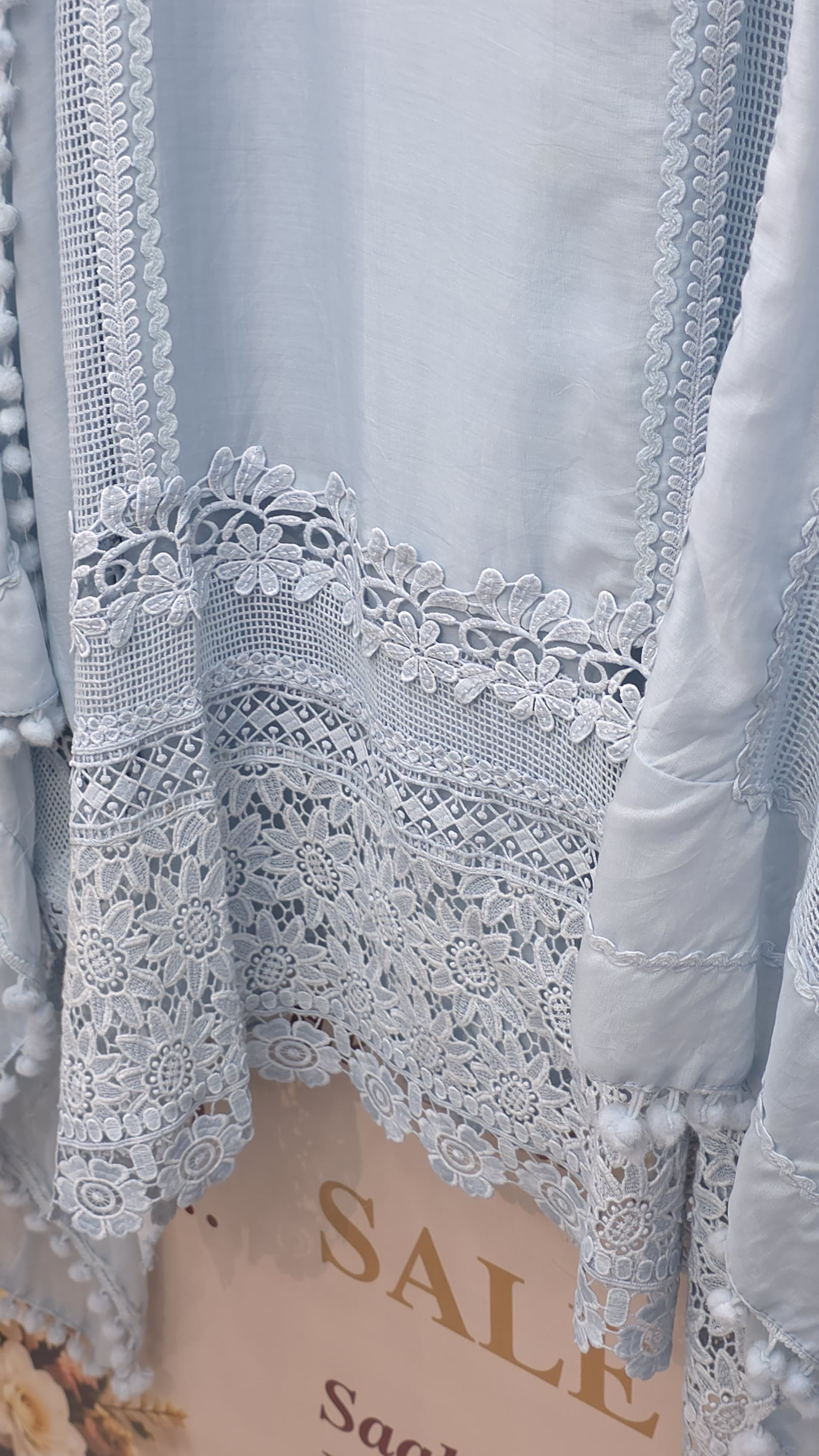 Pakistani Crochet Pure Mulchanderi Suit