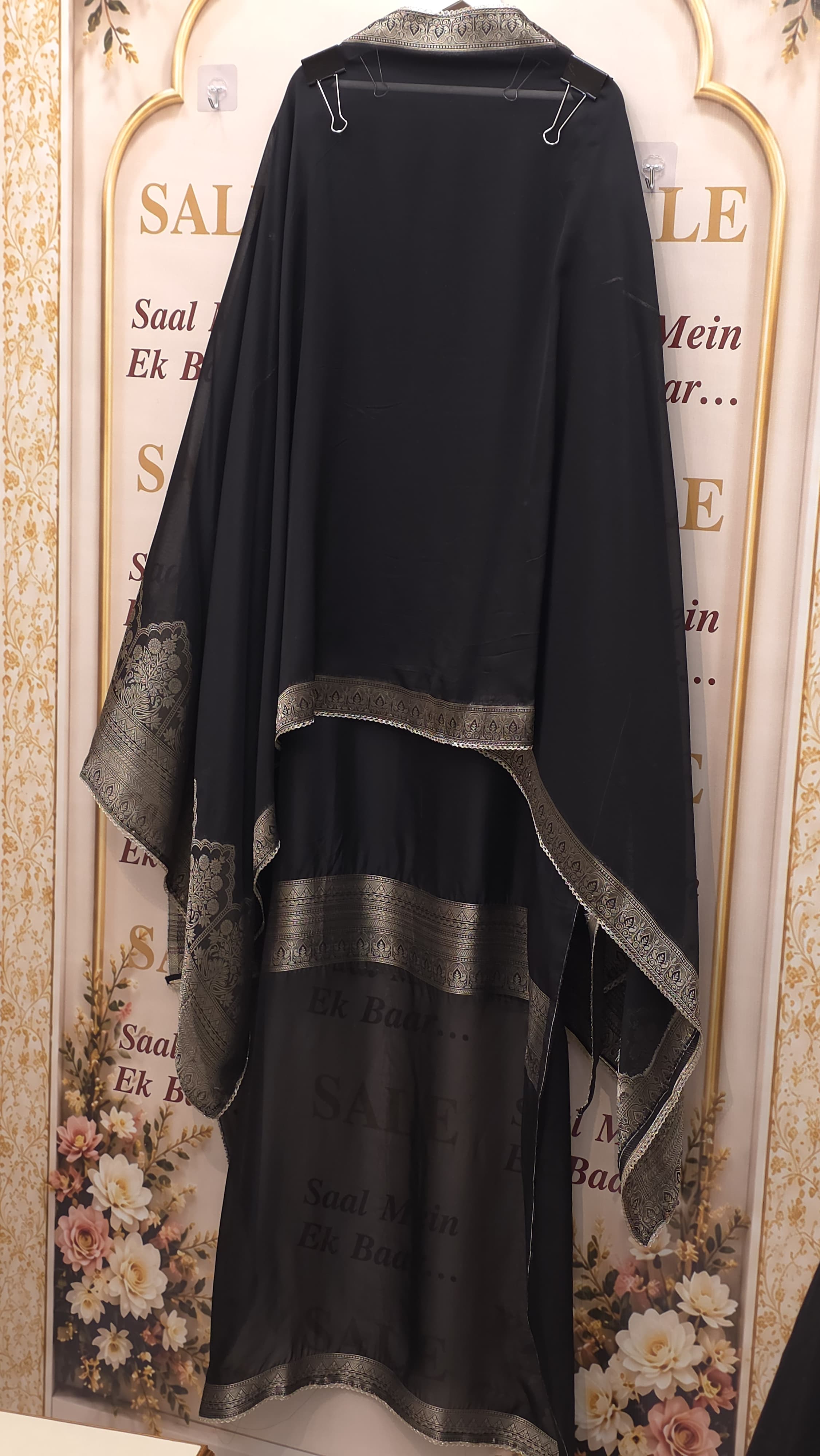 Black Kanjivaram Silk Suit