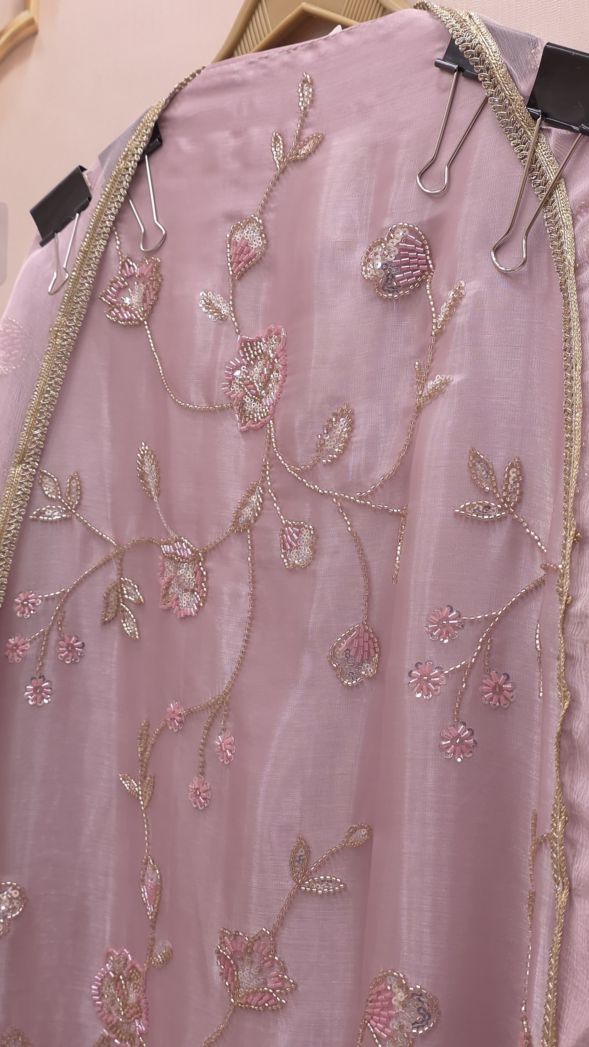Indo Western Glass Tissue Suit
