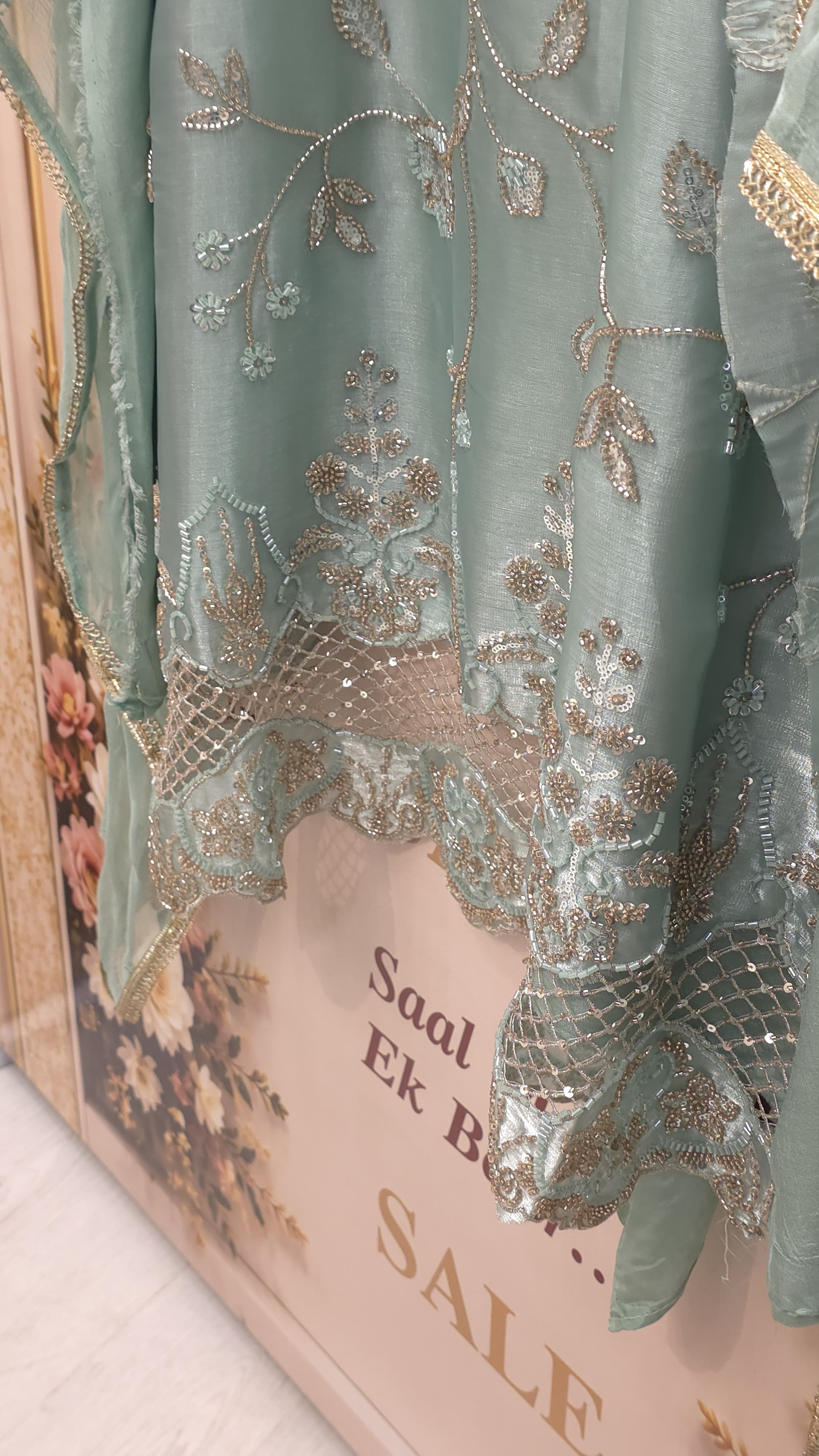 Indo Western Glass Tissue Suit