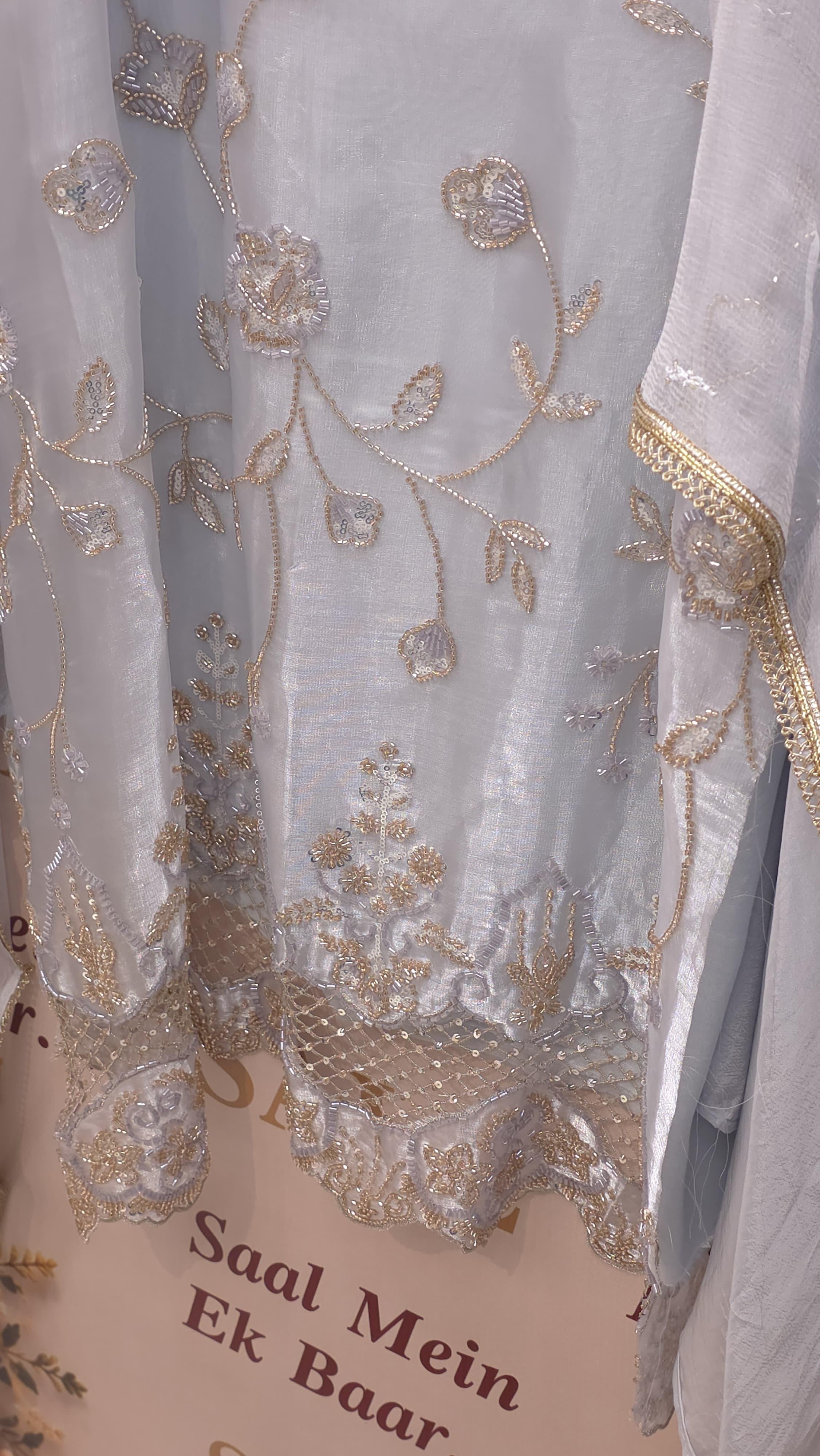 Indo Western Glass Tissue Suit