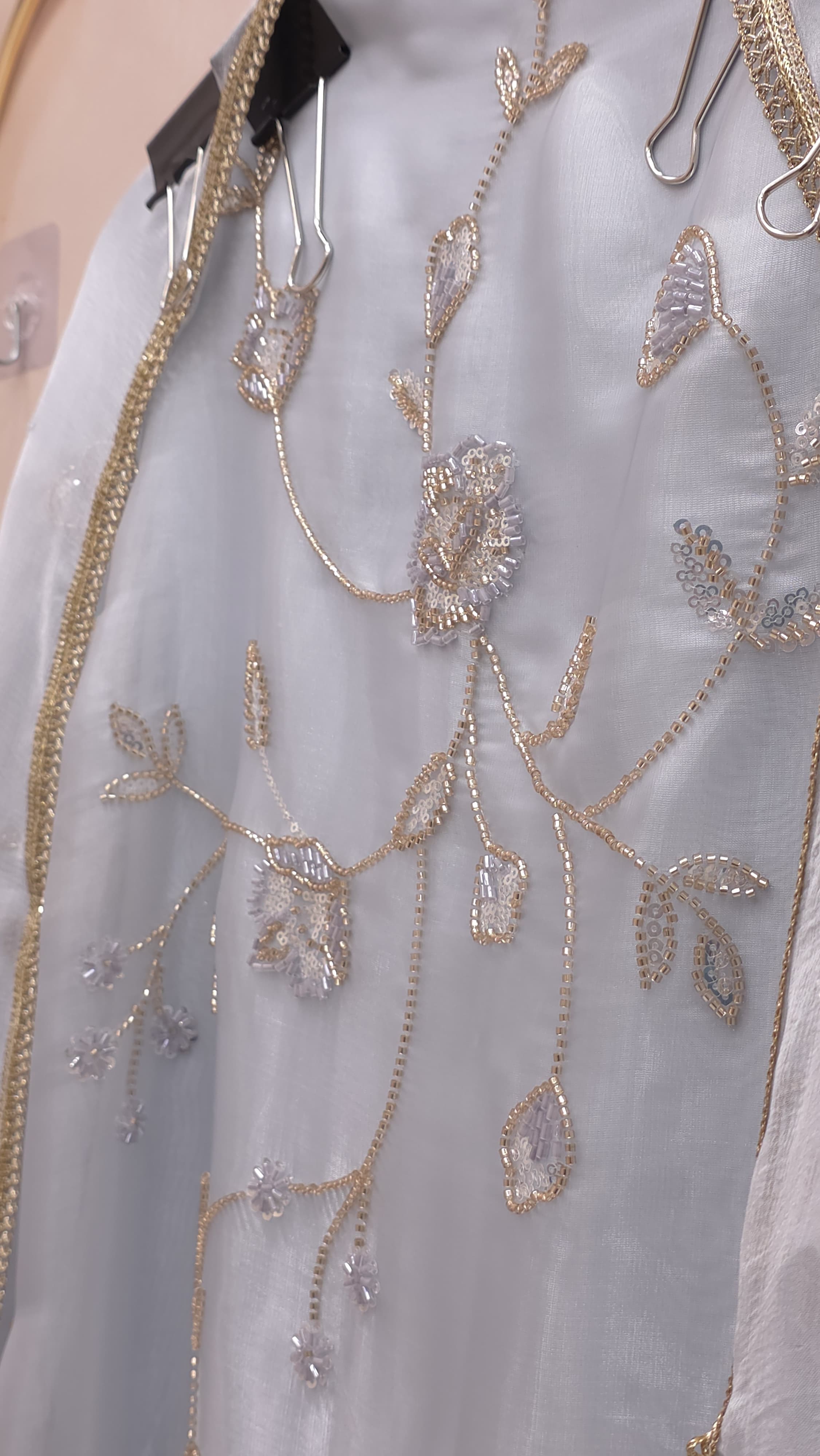 Indo Western Glass Tissue Suit