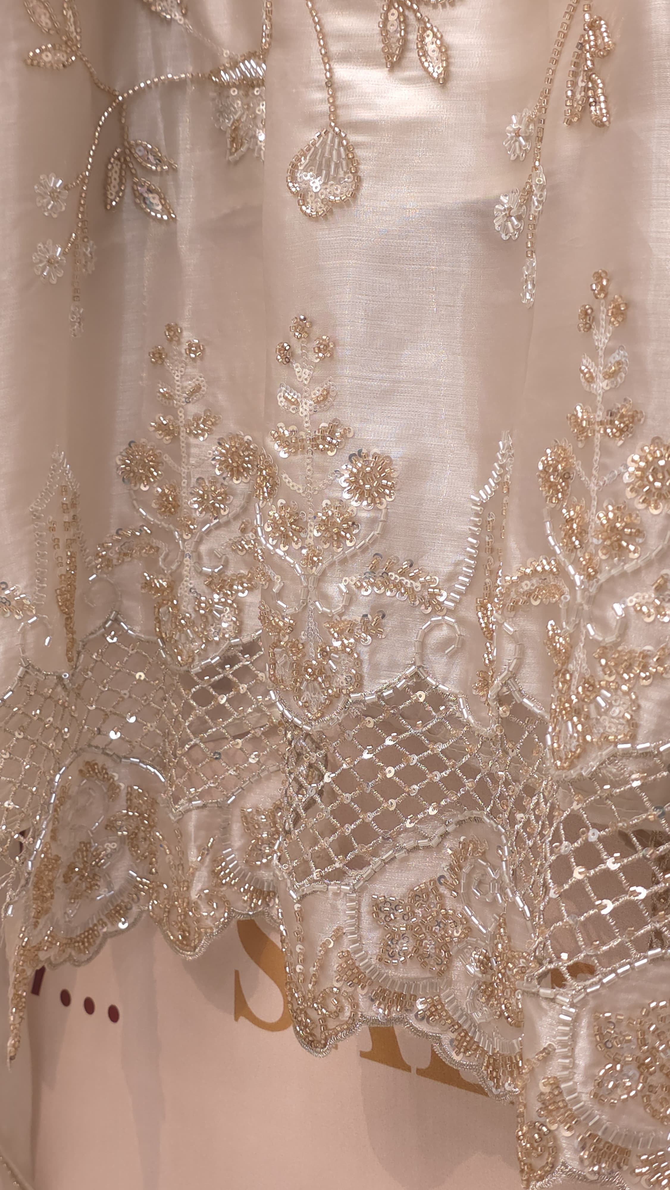 Indo Western Glass Tissue Suit