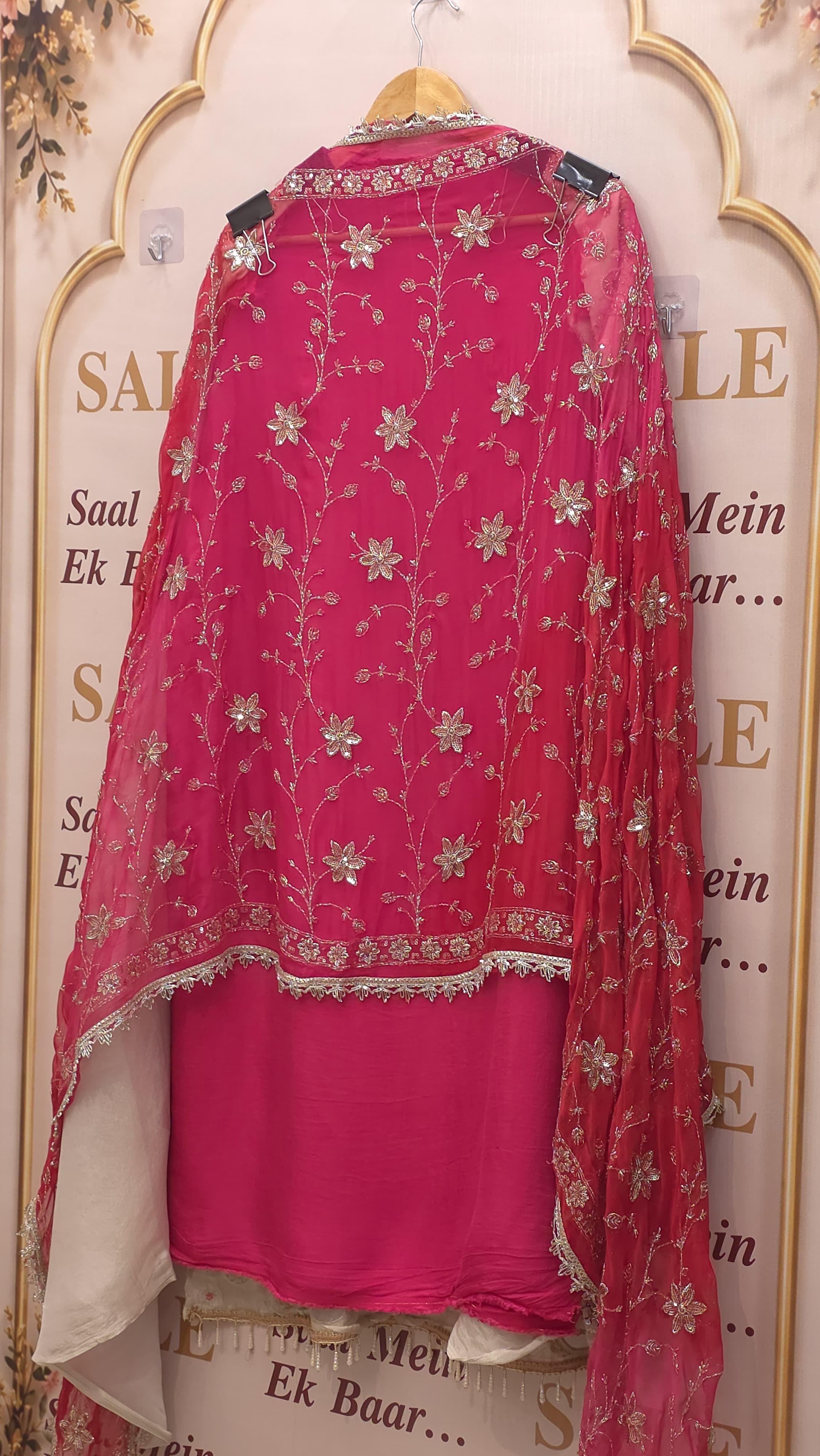 Royal Tissue Heavy Embroidery Suit