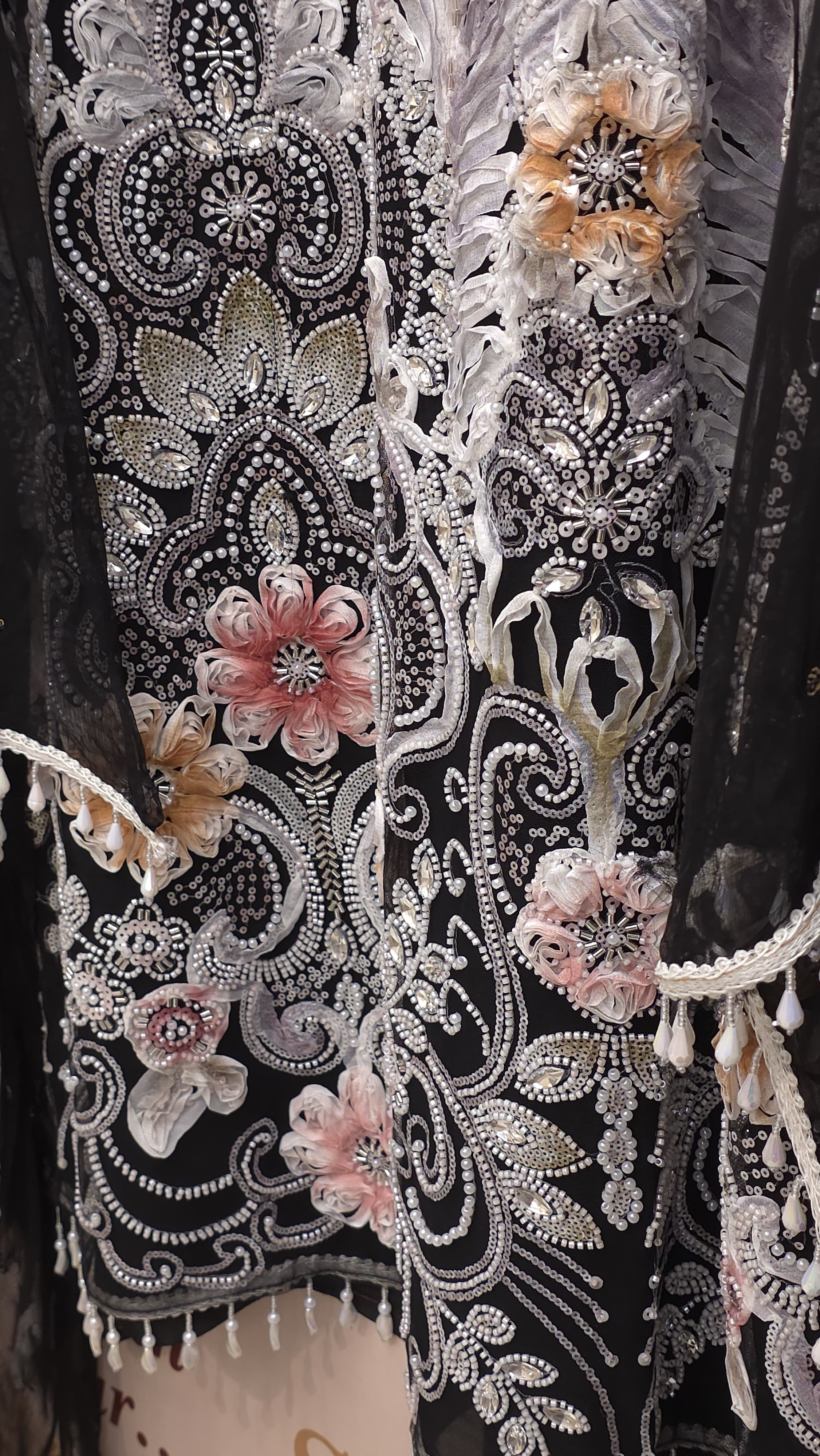 Indo-Western Suit - Feather Feel Embroidery
