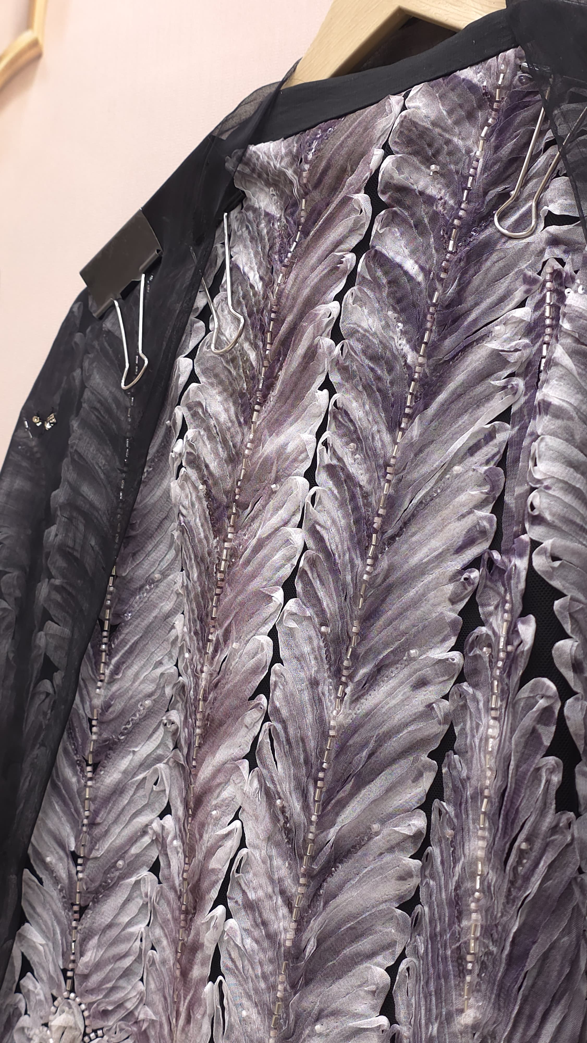 Indo-Western Suit - Feather Feel Embroidery
