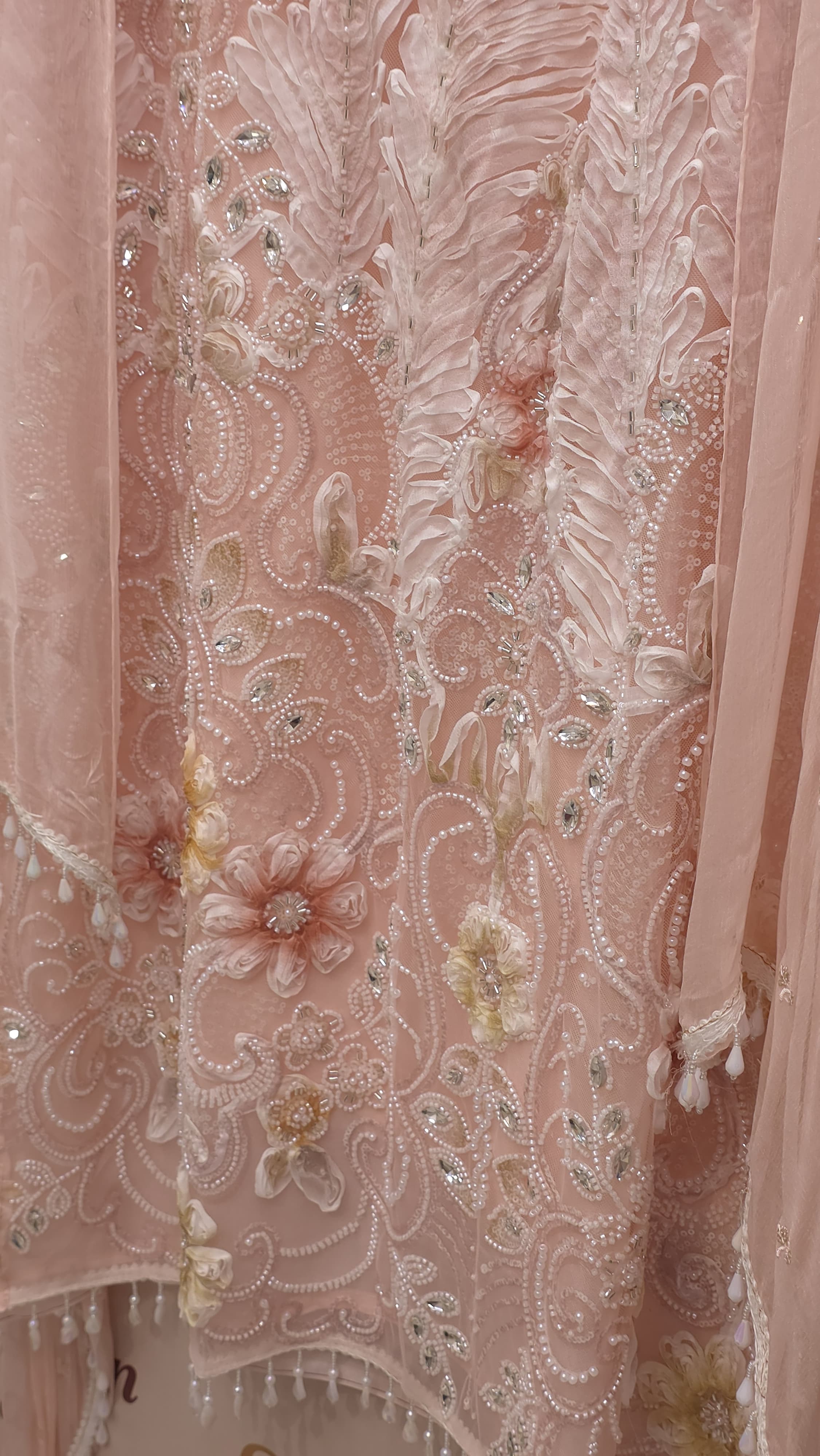 Indo-Western Suit - Feather Feel Embroidery