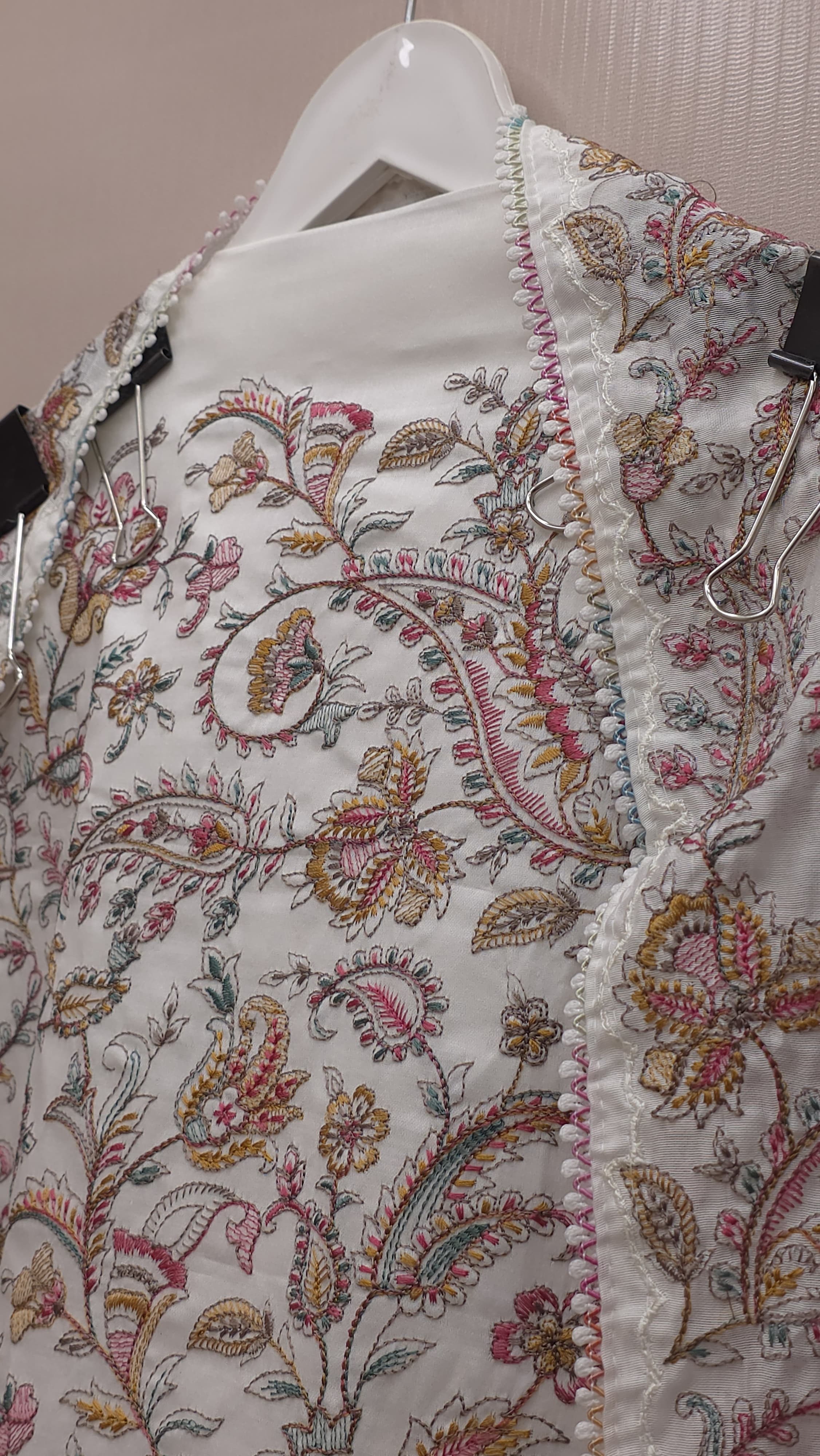 Classic Kashmiri Embroidered Modal Suit