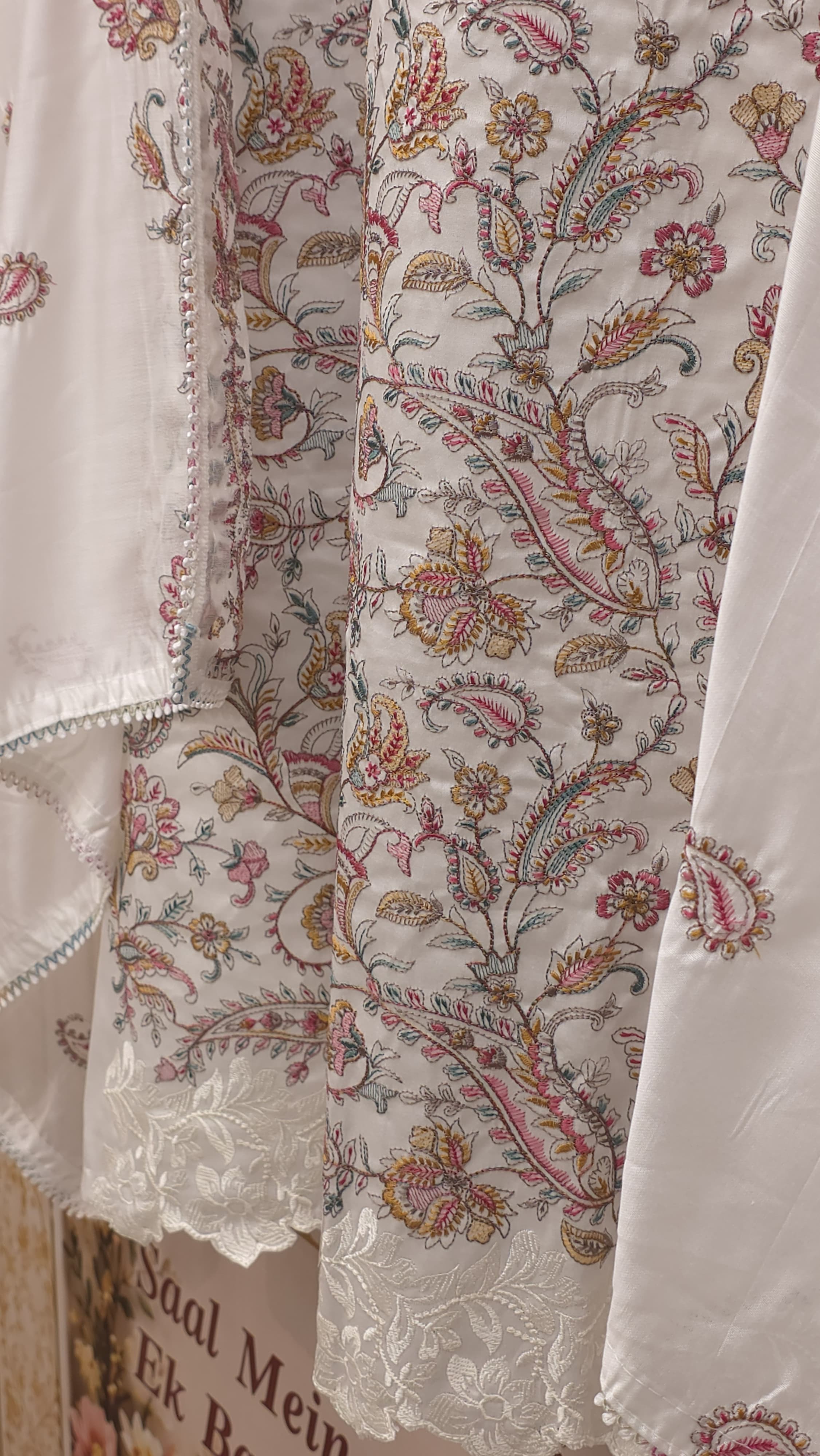 Classic Kashmiri Embroidered Modal Suit