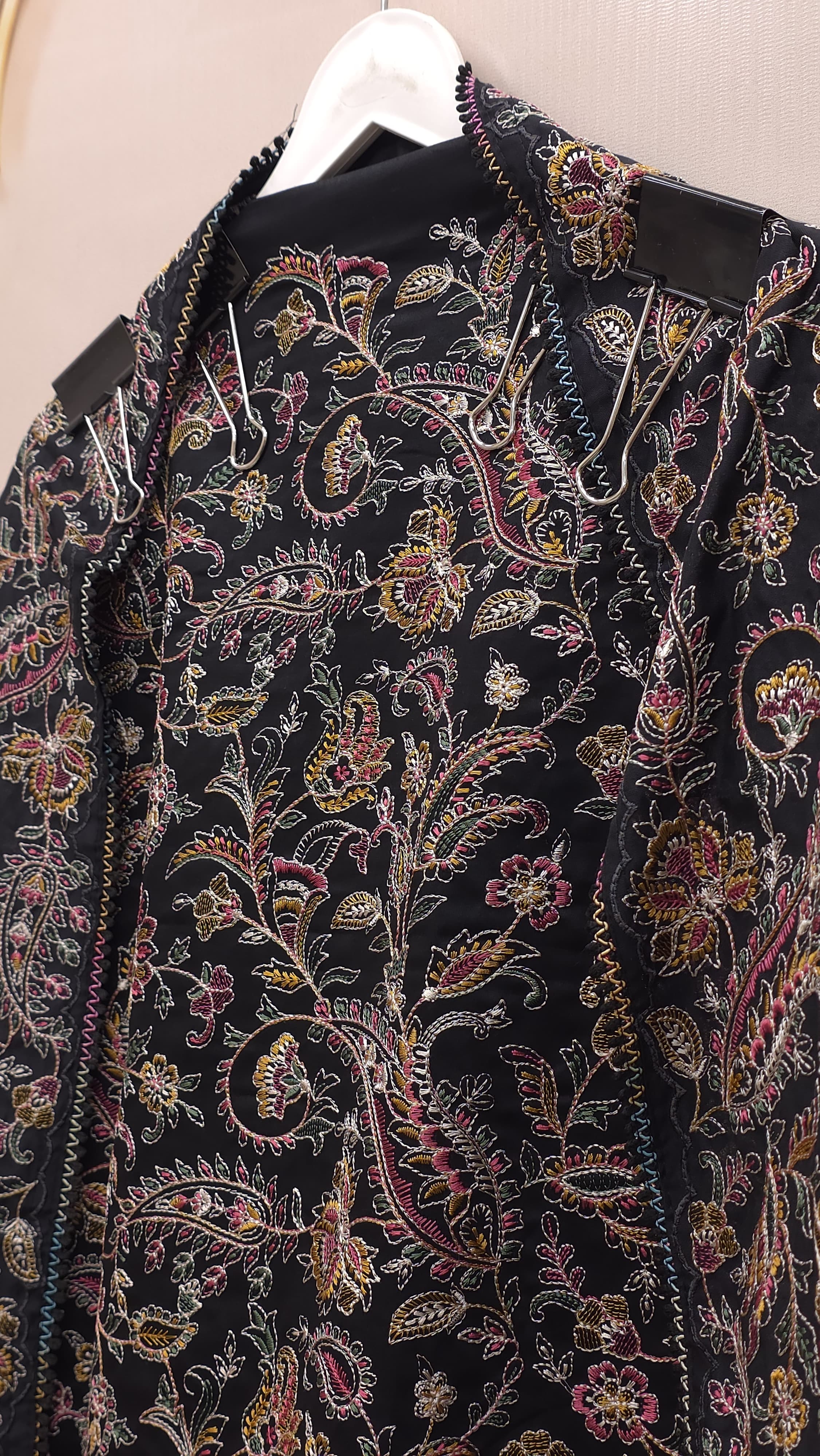 Classic Kashmiri Embroidered Modal Suit